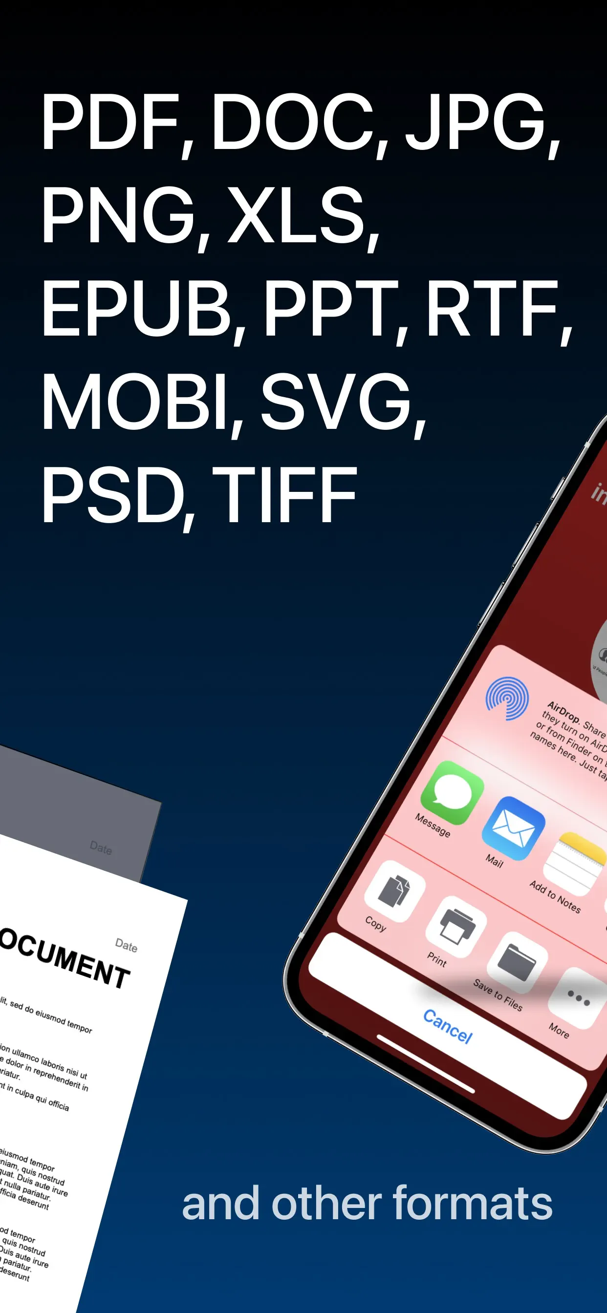 PDF Converter - Word to PDF App Store screenshot 3