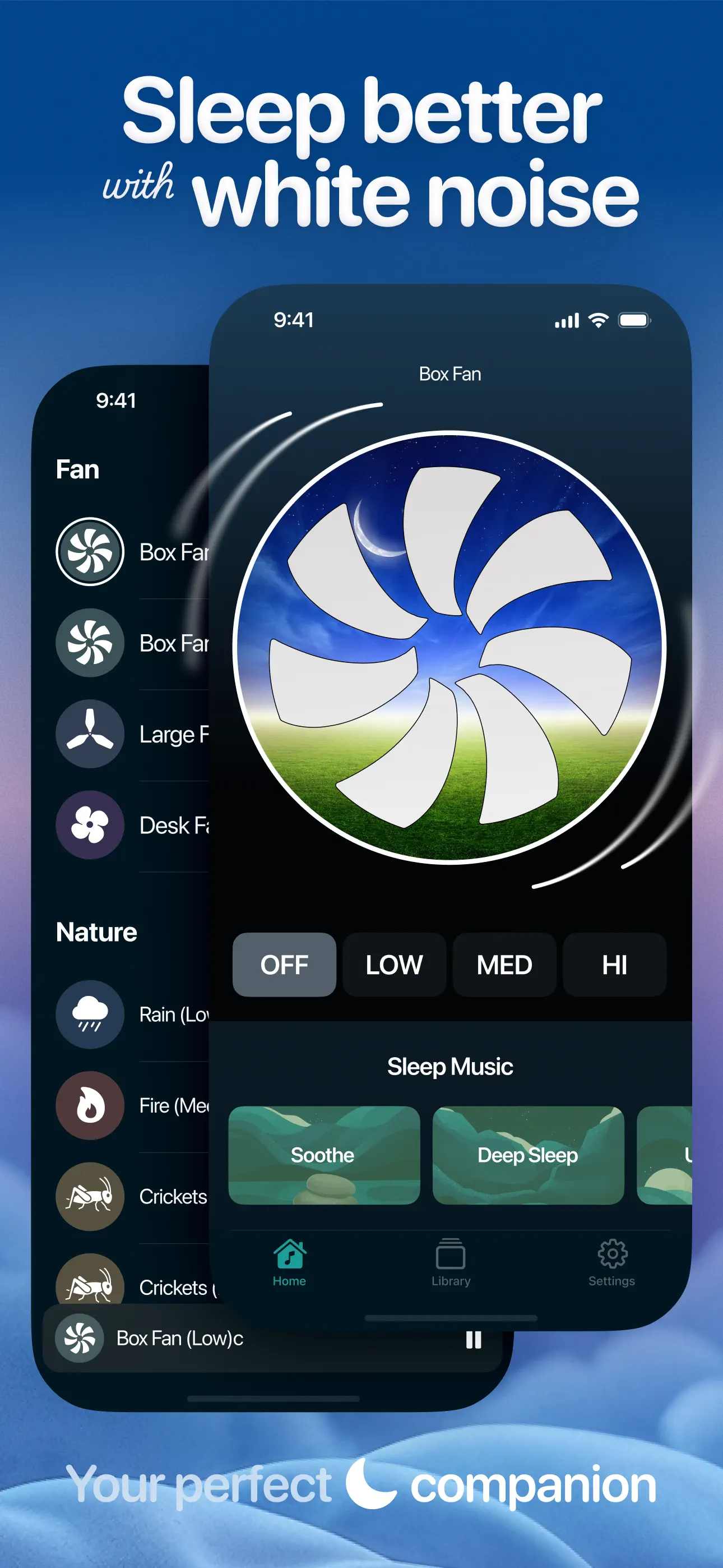 Bedtime Fan: White Noise Baby App Store screenshot 2