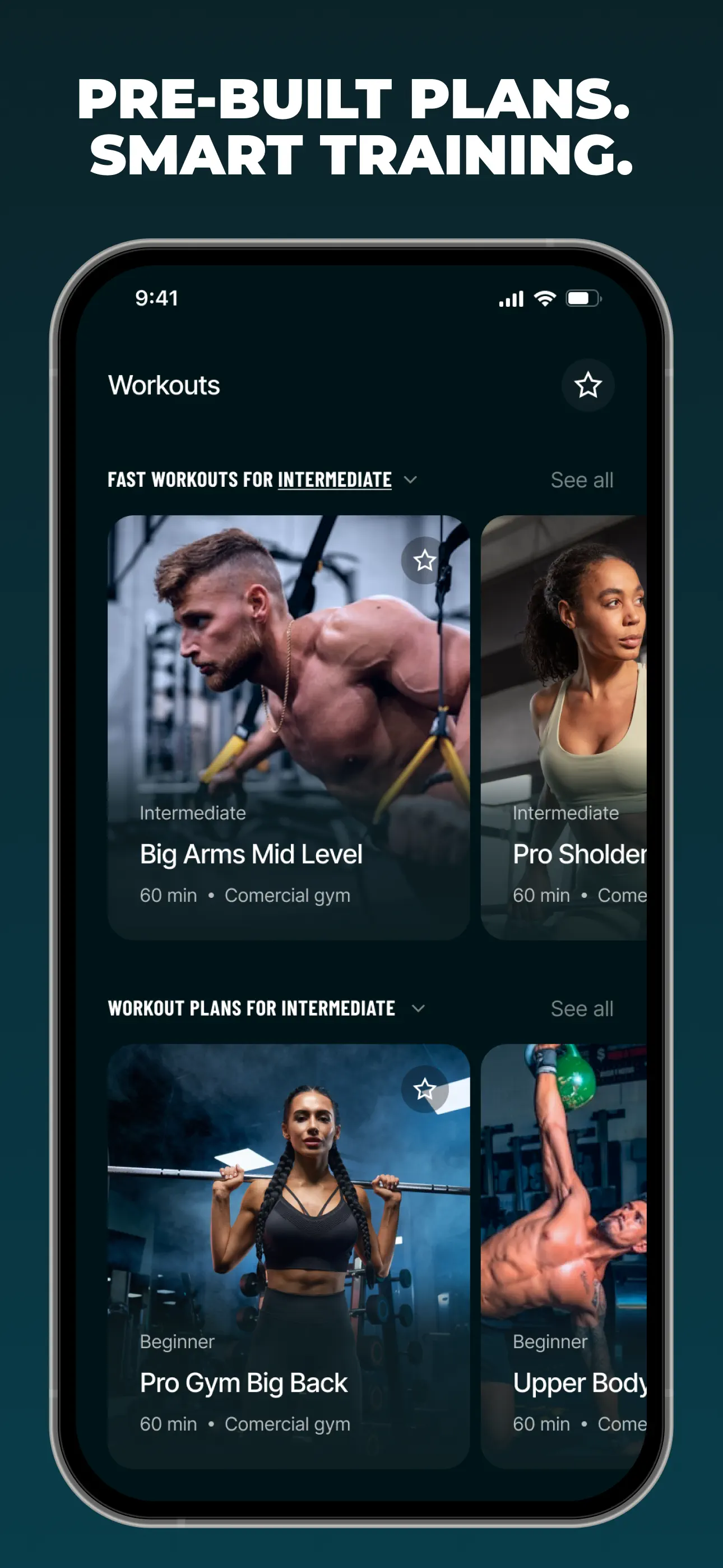 Befit: Gym & Home Workout Plan App Store screenshot 4