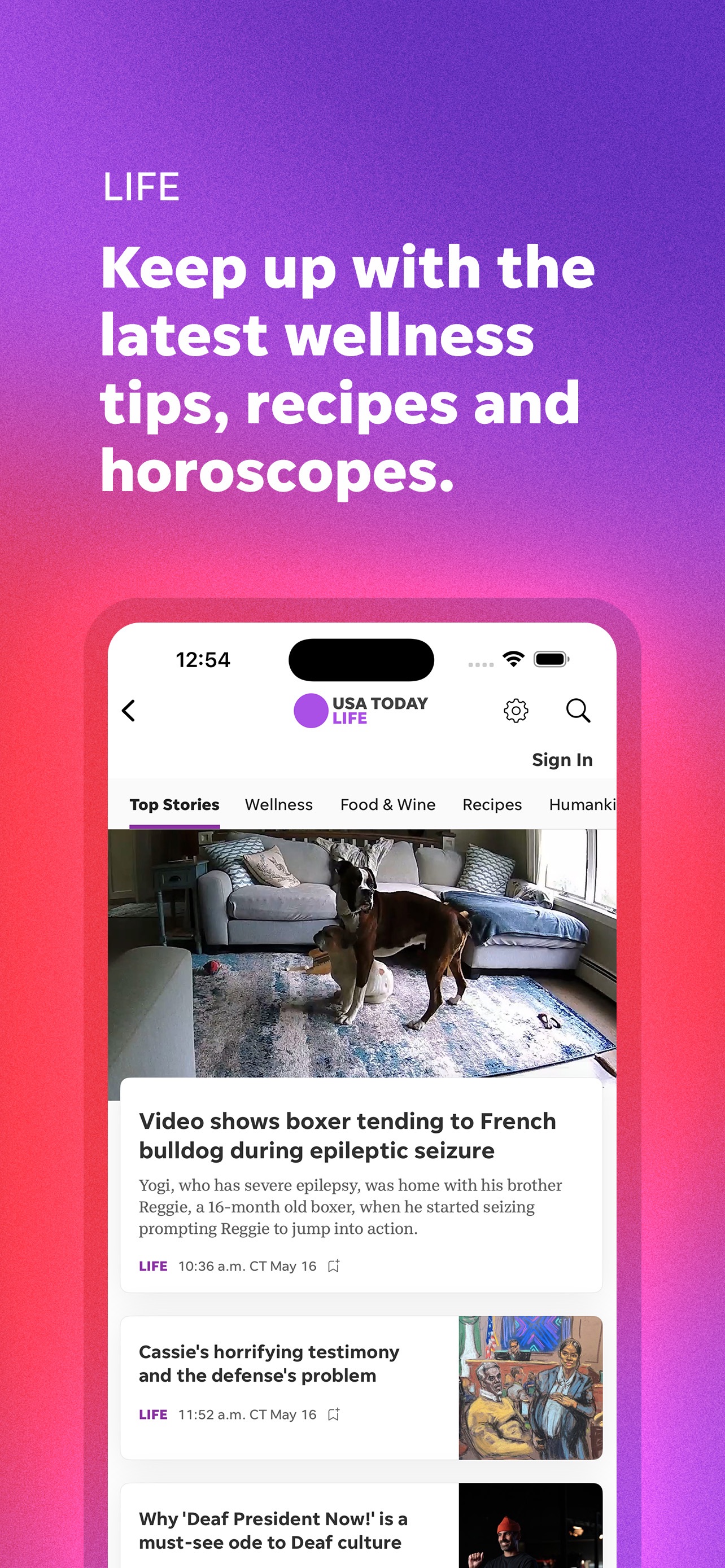 USA TODAY: US & Breaking News App Store screenshot 1
