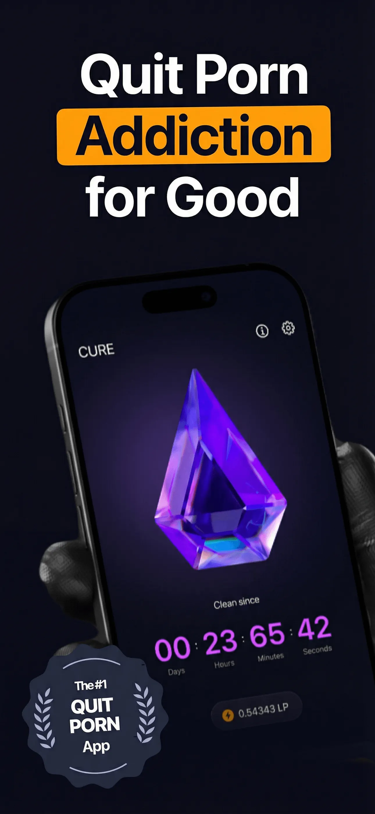 CURE: Quit Porn Addiction App Store screenshot 1