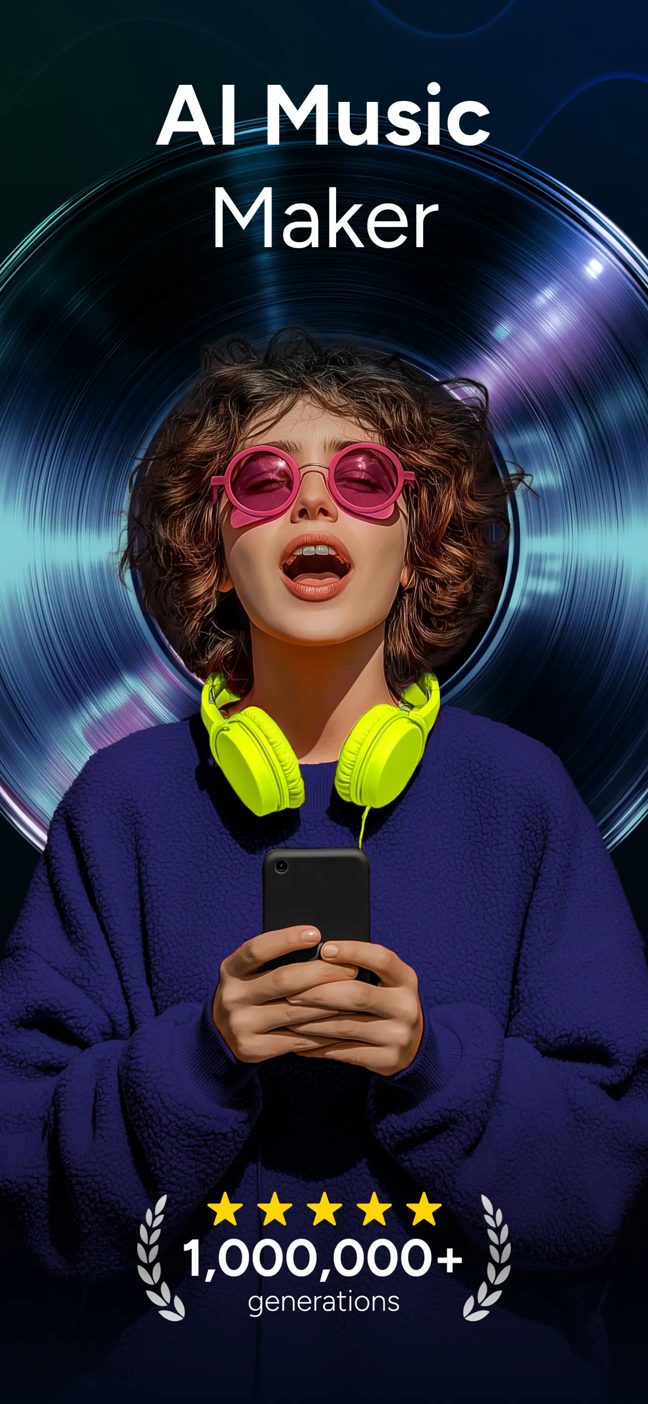 AI Music Maker - Melodia App Store screenshot 1