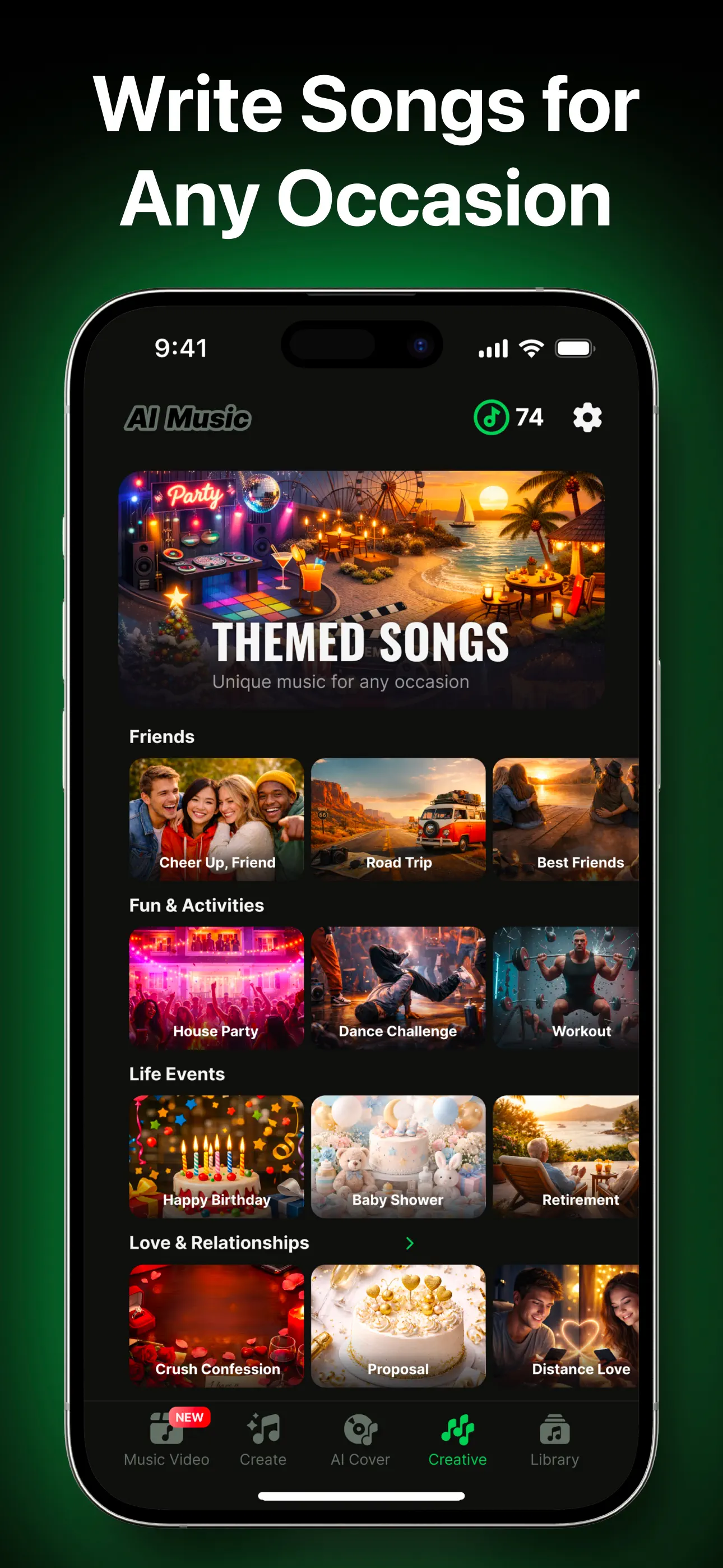 AI Music: Cover & Song Maker App Store screenshot 3