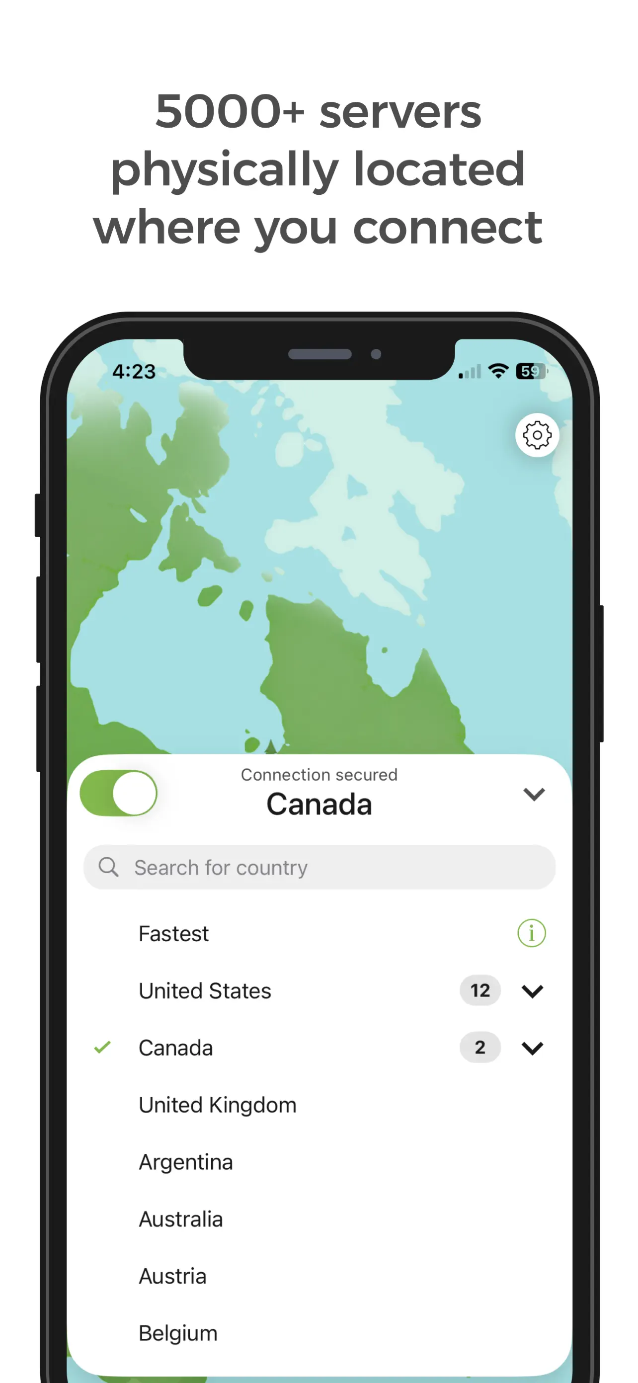 TunnelBear: Secure VPN & Wifi App Store screenshot 3