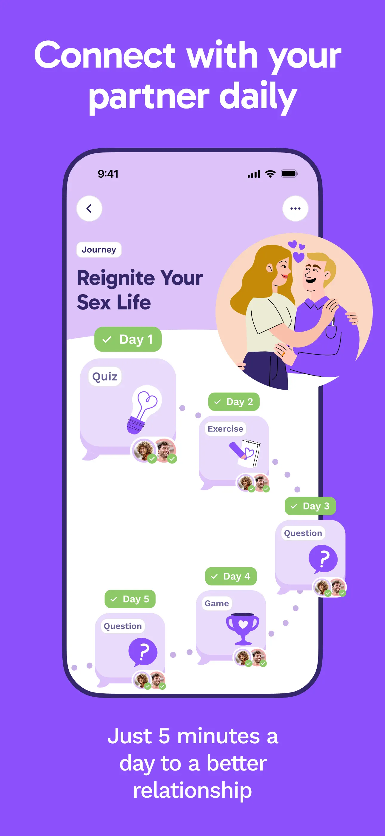 Paired: Couples & Relationship App Store screenshot 3