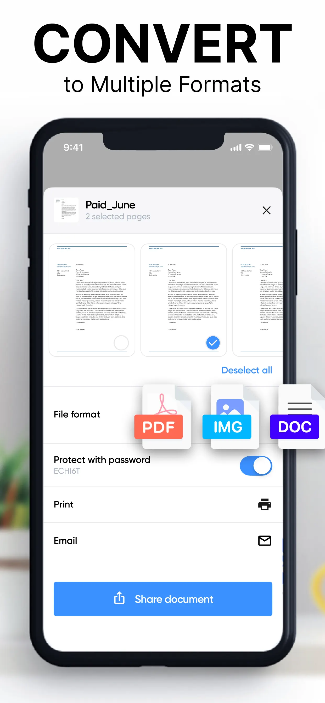 Scanner – Scan PDF & Document App Store screenshot 4