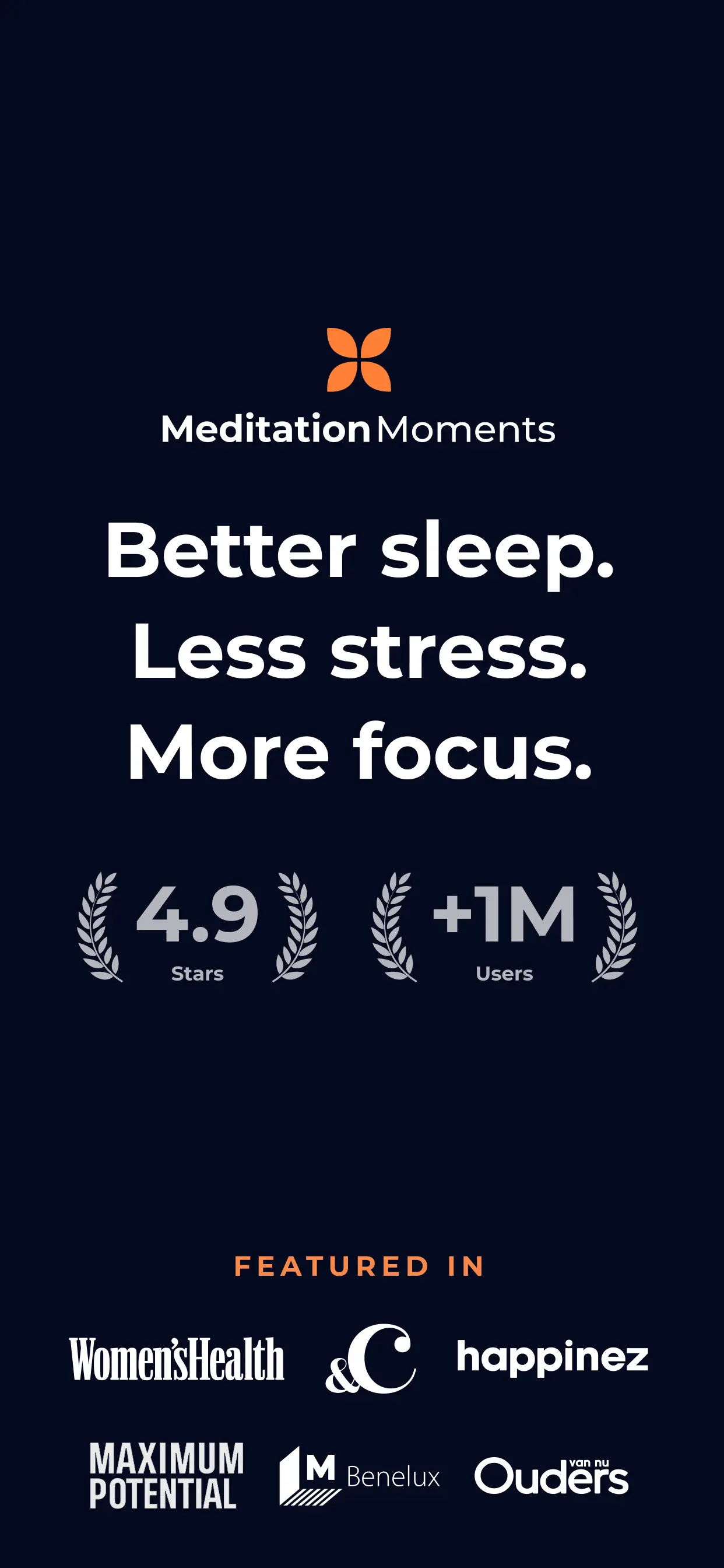 Meditation Moments - Guided App Store screenshot 1