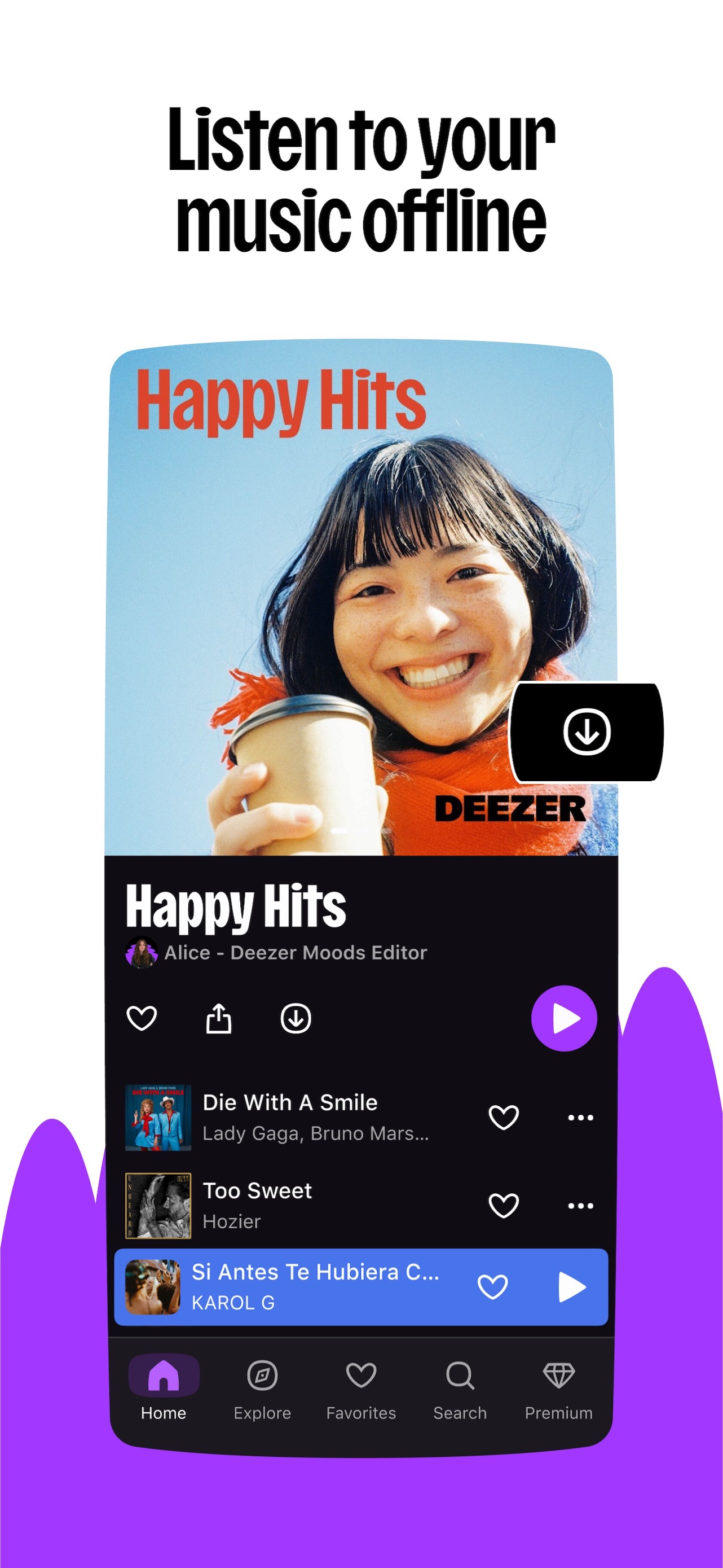Deezer: Music Player, Podcast App Store screenshot 4