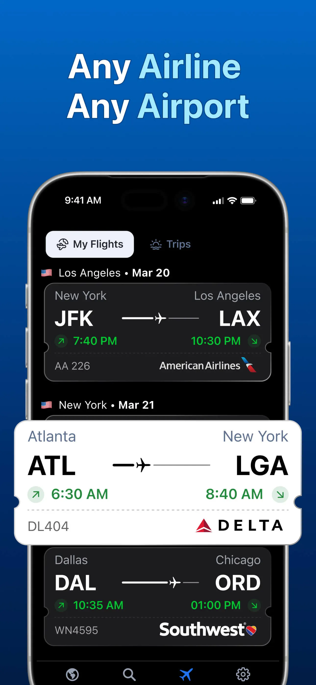 Flight Tracker + App Store screenshot 3