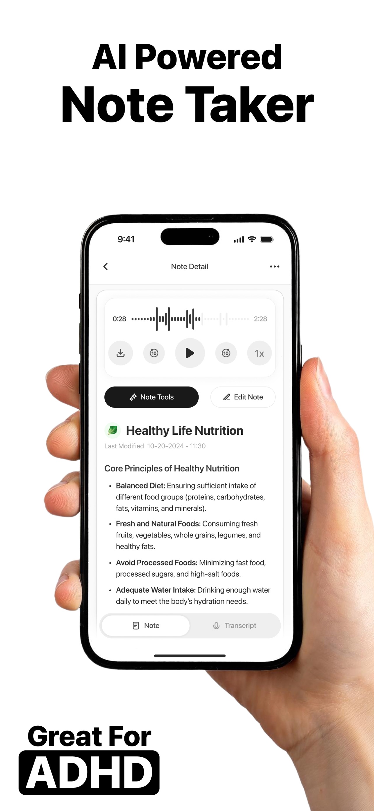 Note AI: Smart Note Taker App Store screenshot 4