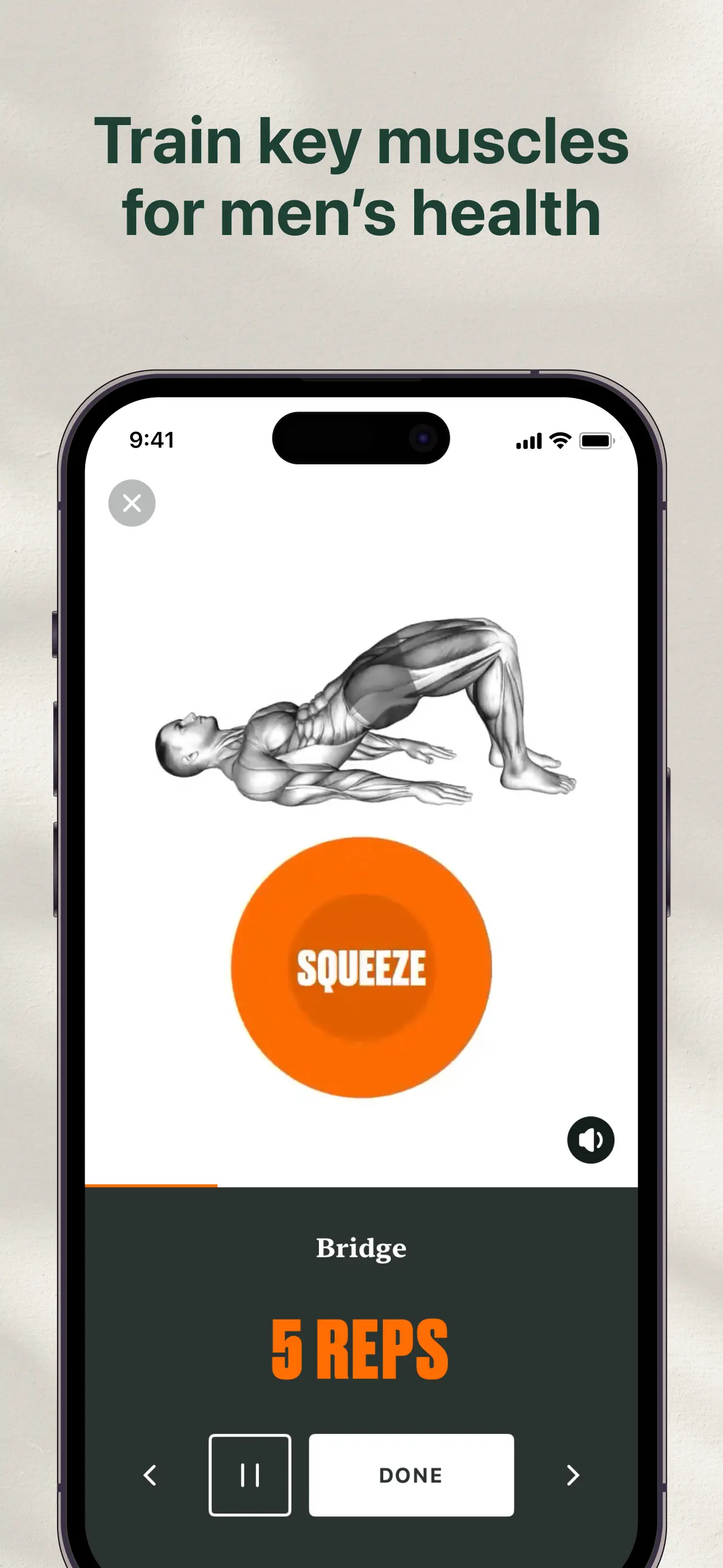 The Coach: Mens Health & Kegel App Store screenshot 3
