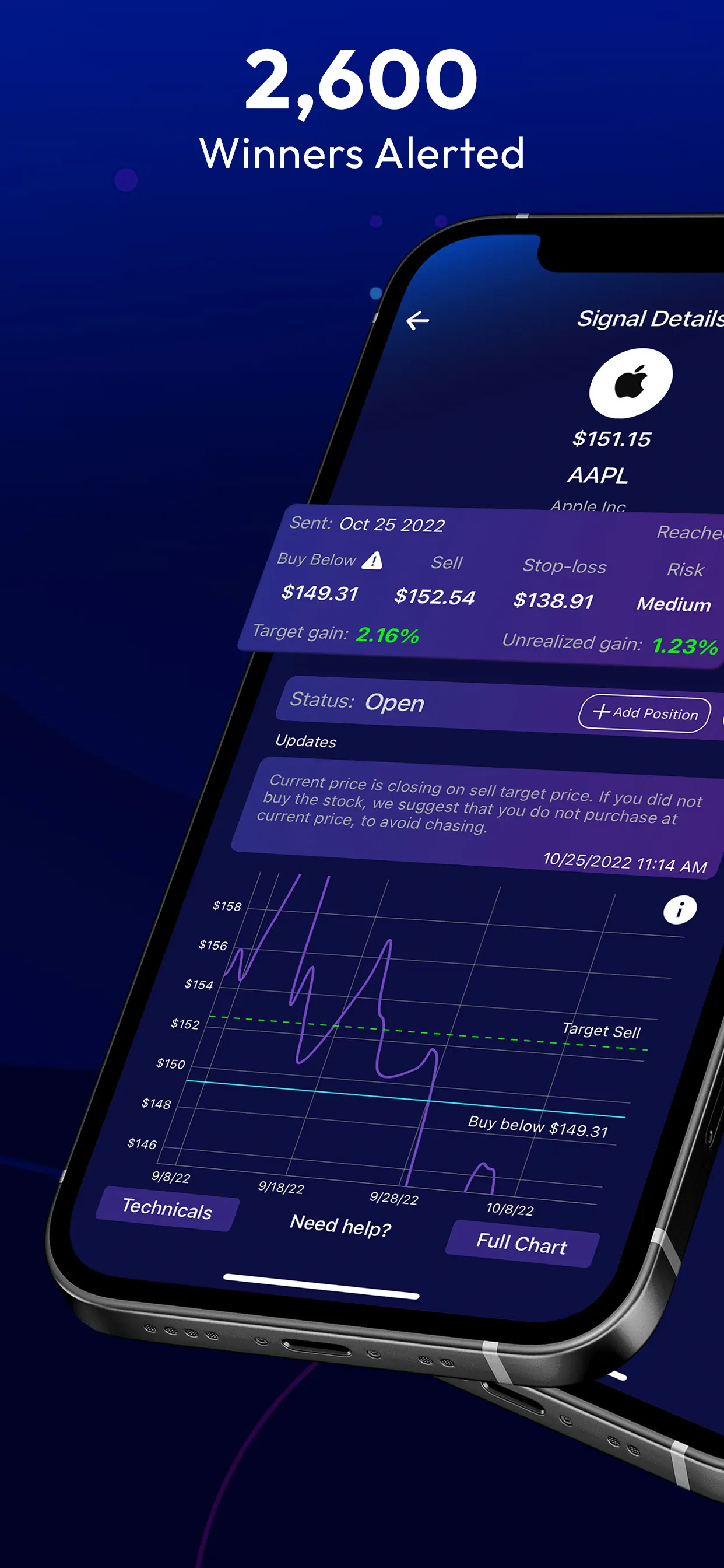 Stocks Alerter App Store screenshot 4