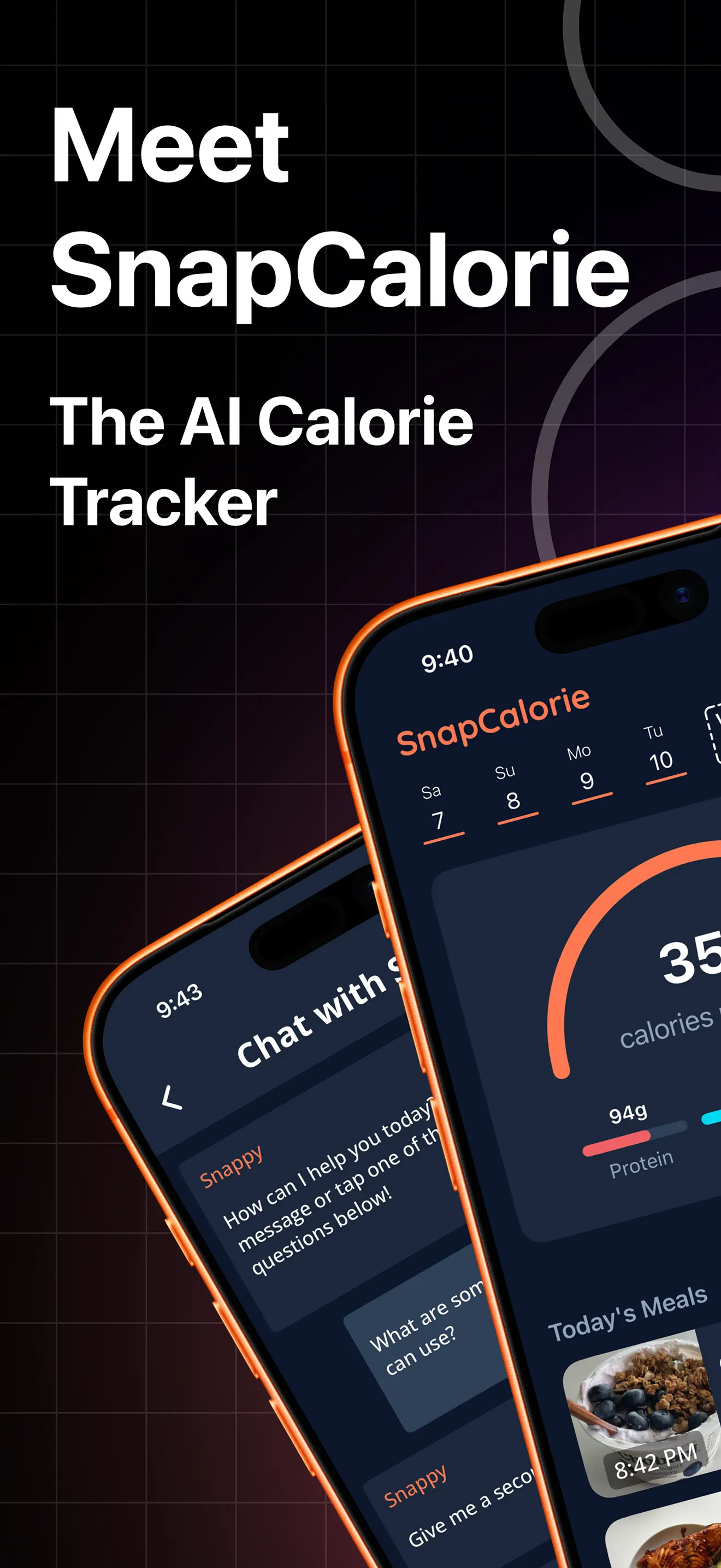 SnapCalorie AI Calorie Counter App Store screenshot 1