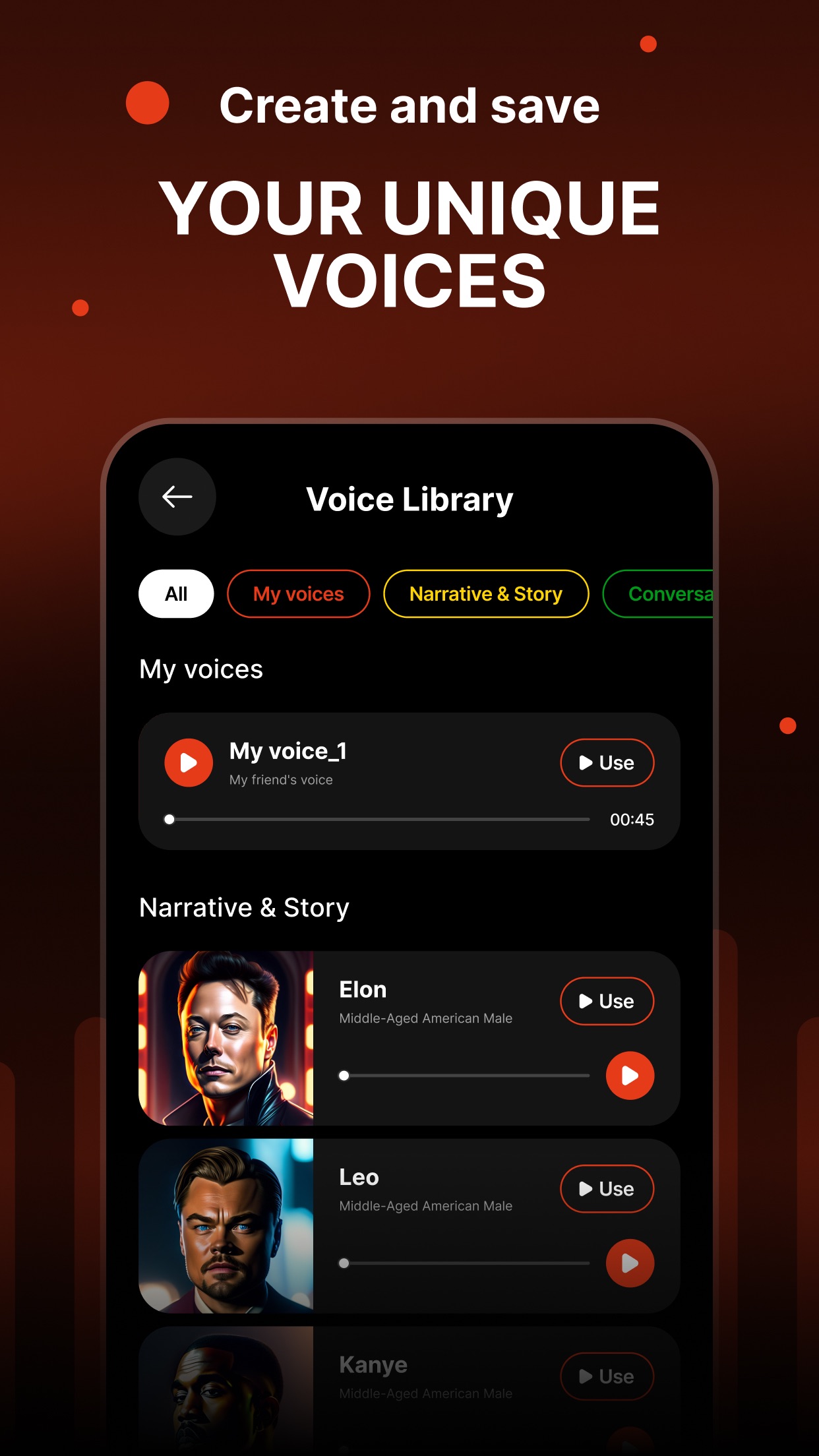 Dub Ai: Voice Cloning Ai App Store screenshot 2