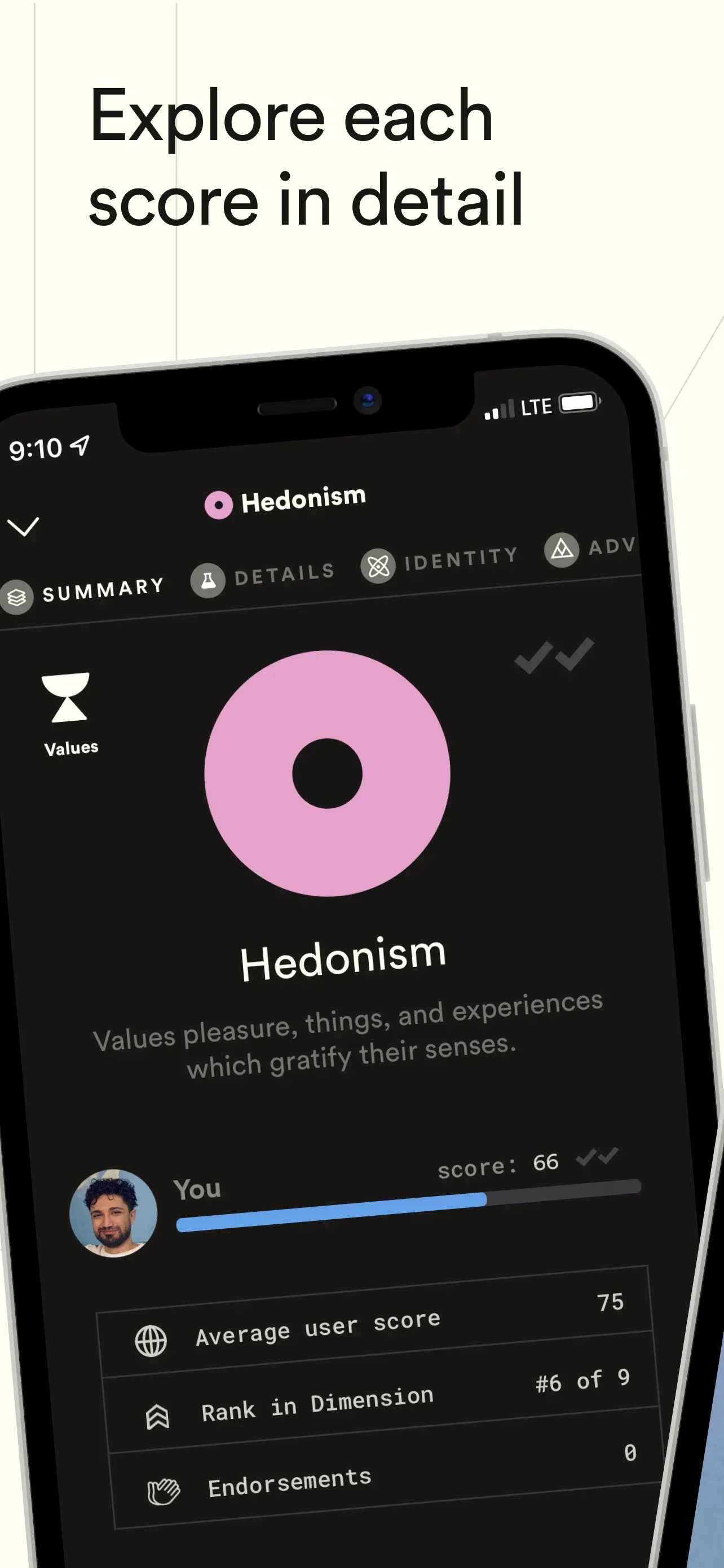 Dimensional: Personality Test App Store screenshot 4