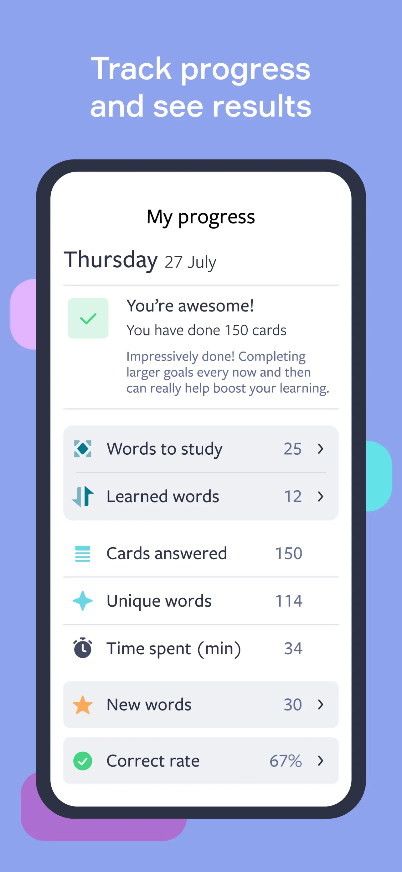 Lingvist: Learn Languages Fast App Store screenshot 4