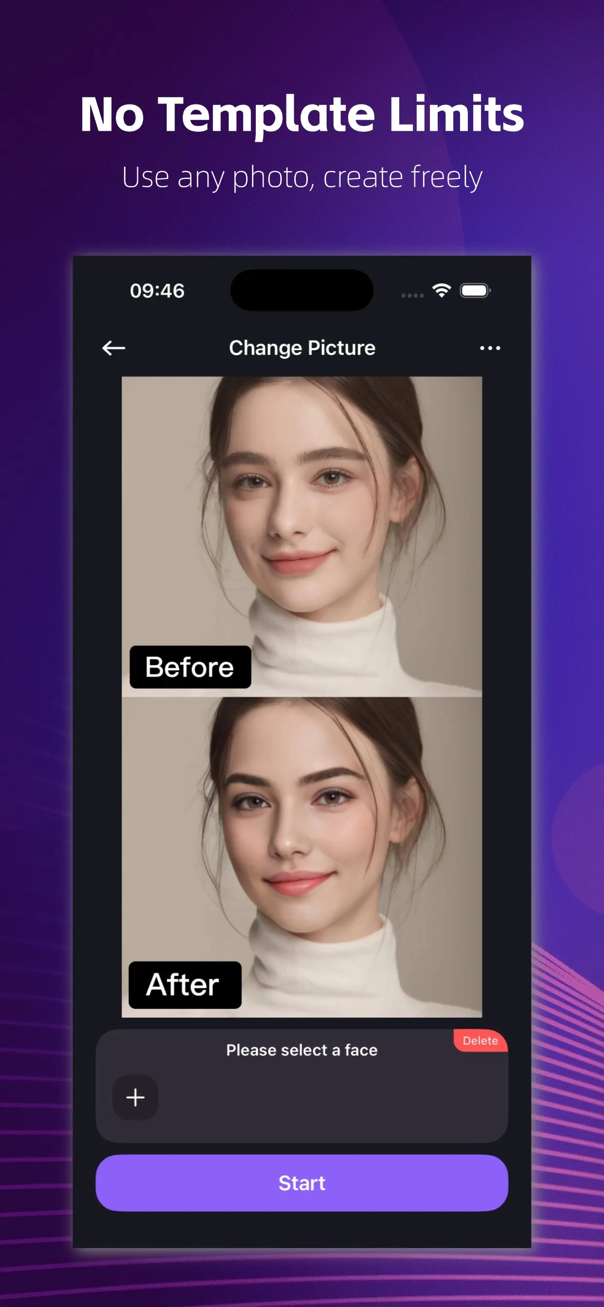 AI Face Changer App Store screenshot 3