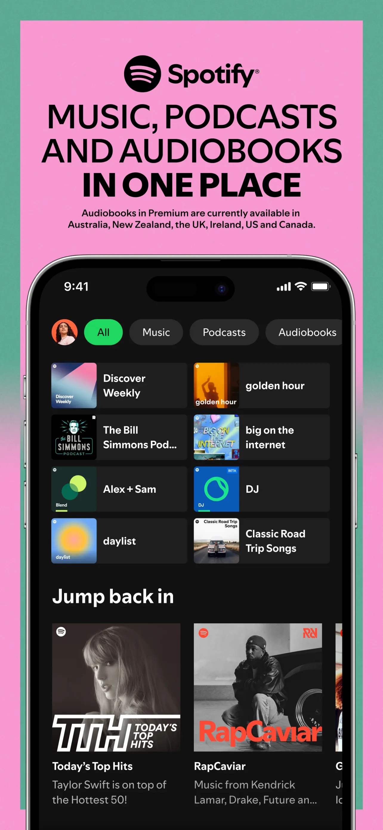 Spotify: Music and Podcasts App Store screenshot 1