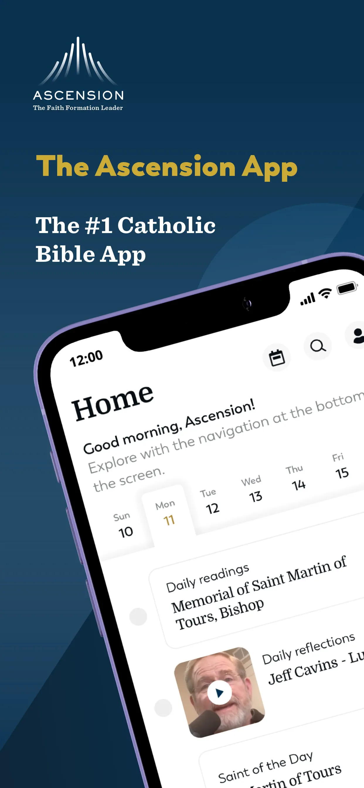 Ascension: Catholic Bible App Store screenshot 1