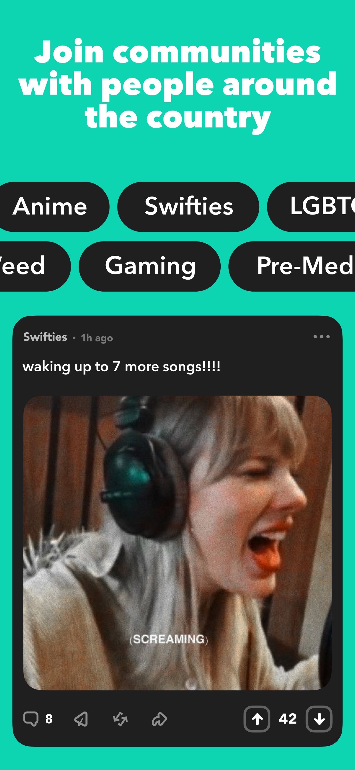 Yik Yak App Store screenshot 1