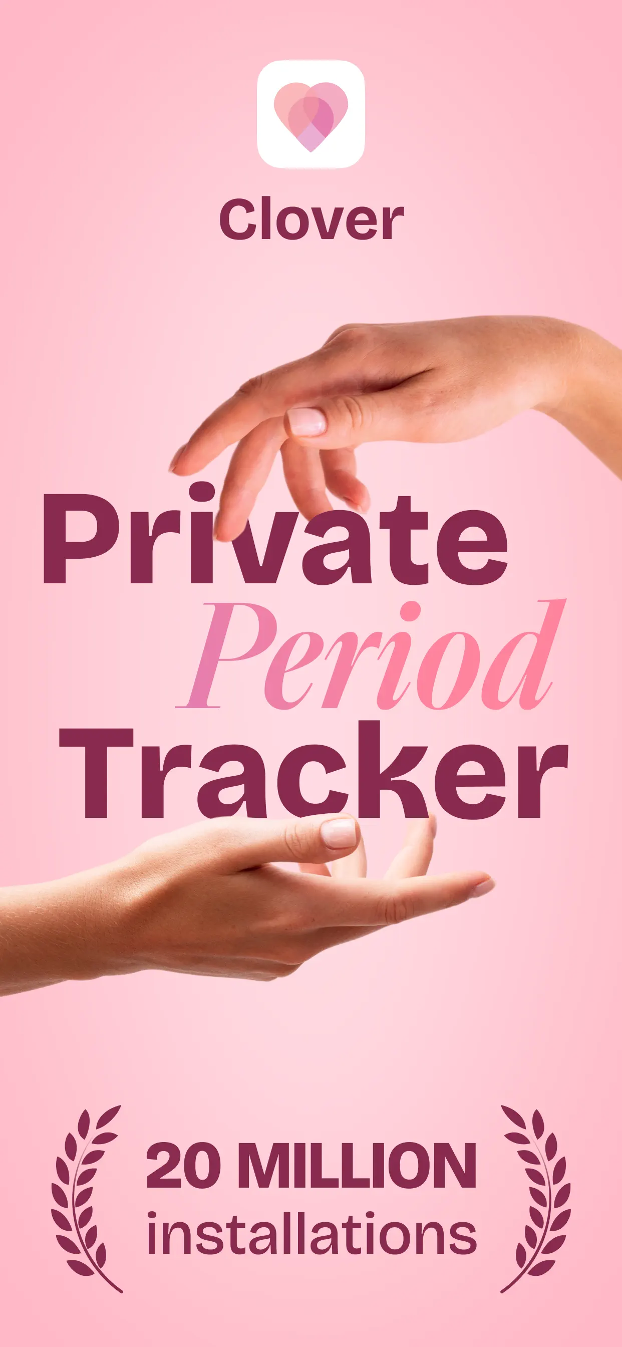 Clover －Period Tracker, Cycle App Store screenshot 1