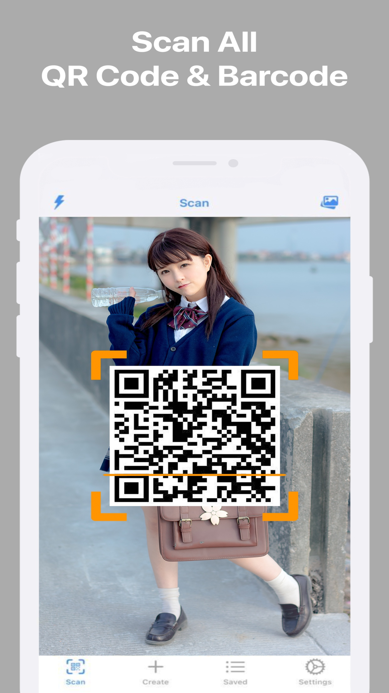 QR and Barcode Scanner. App Store screenshot 1