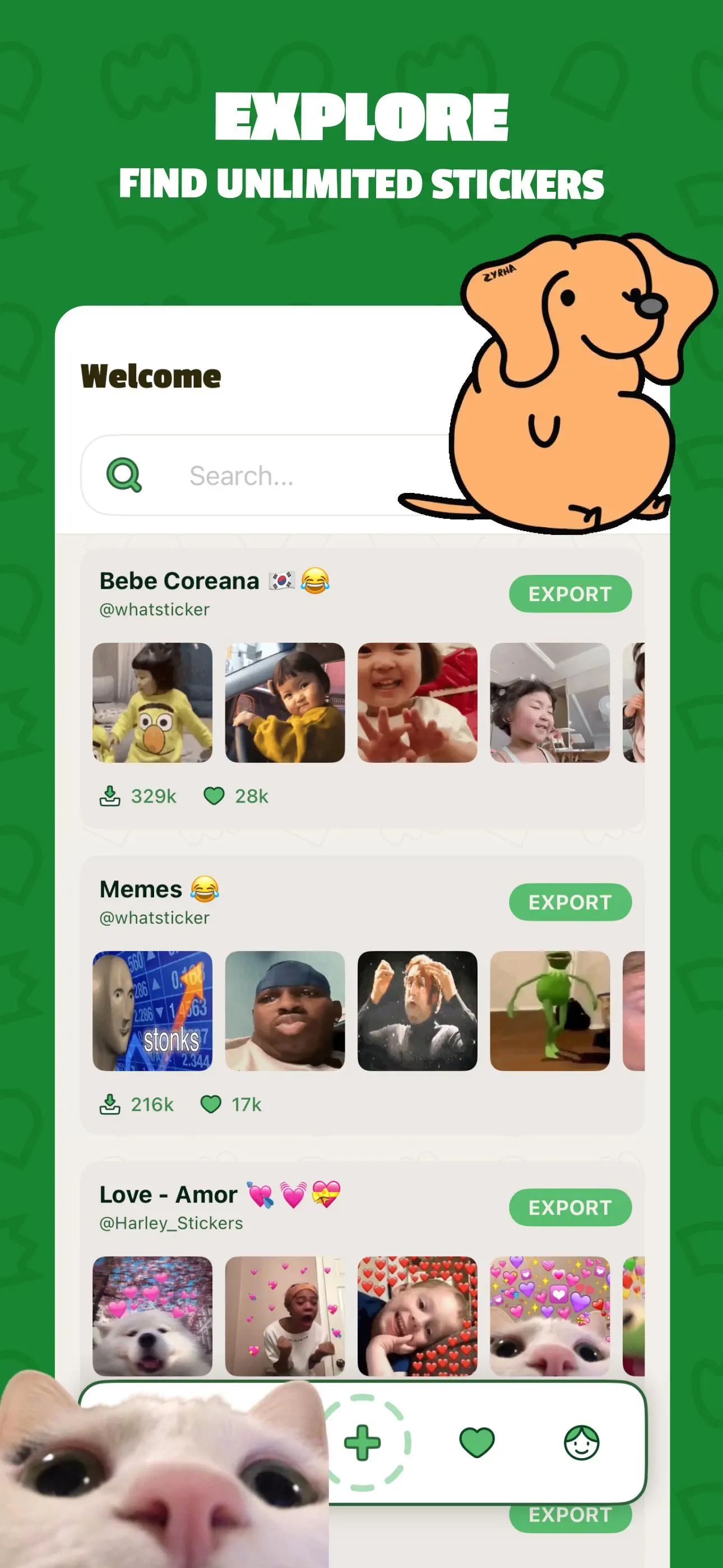 WhatSticker - Sticker Maker App Store screenshot 1