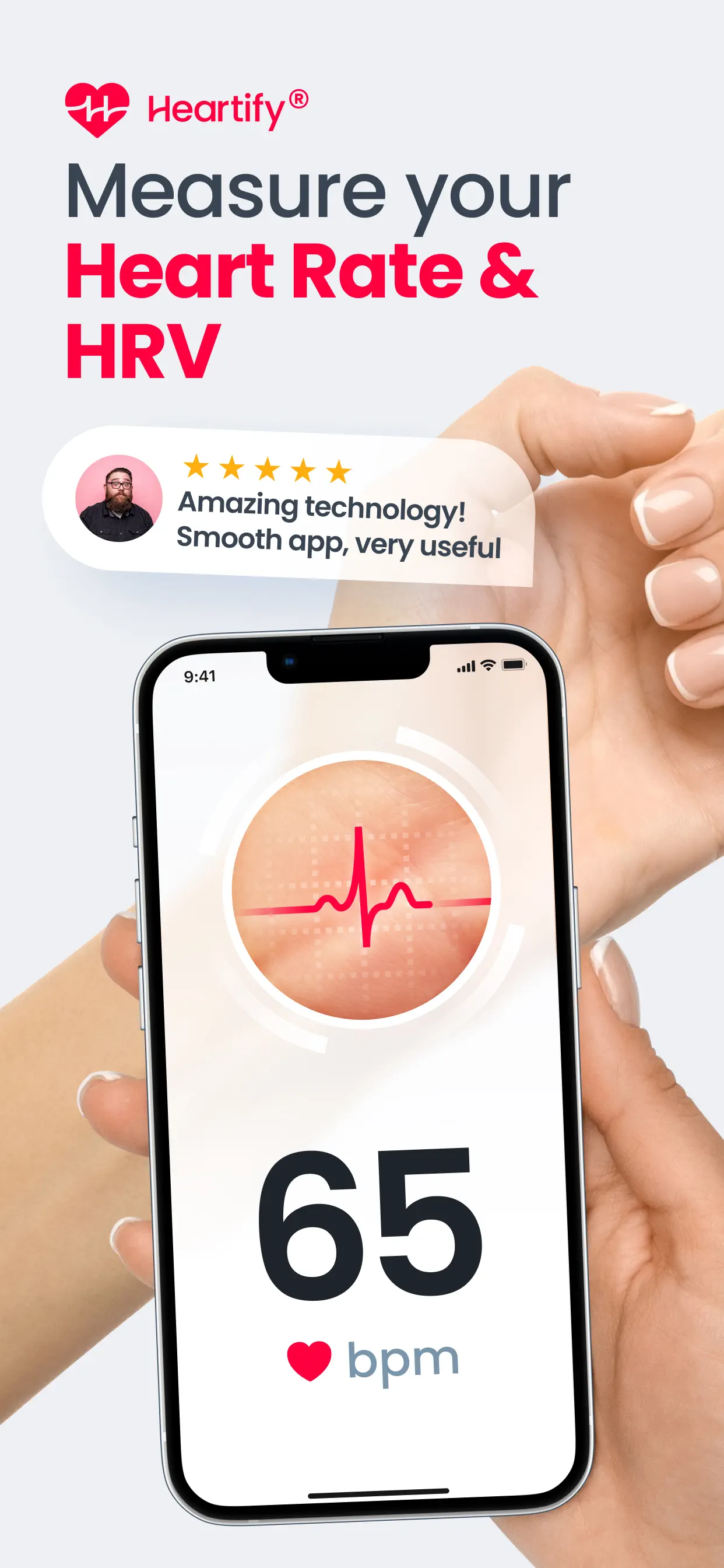 Heartify: Heart Health Monitor App Store screenshot 1