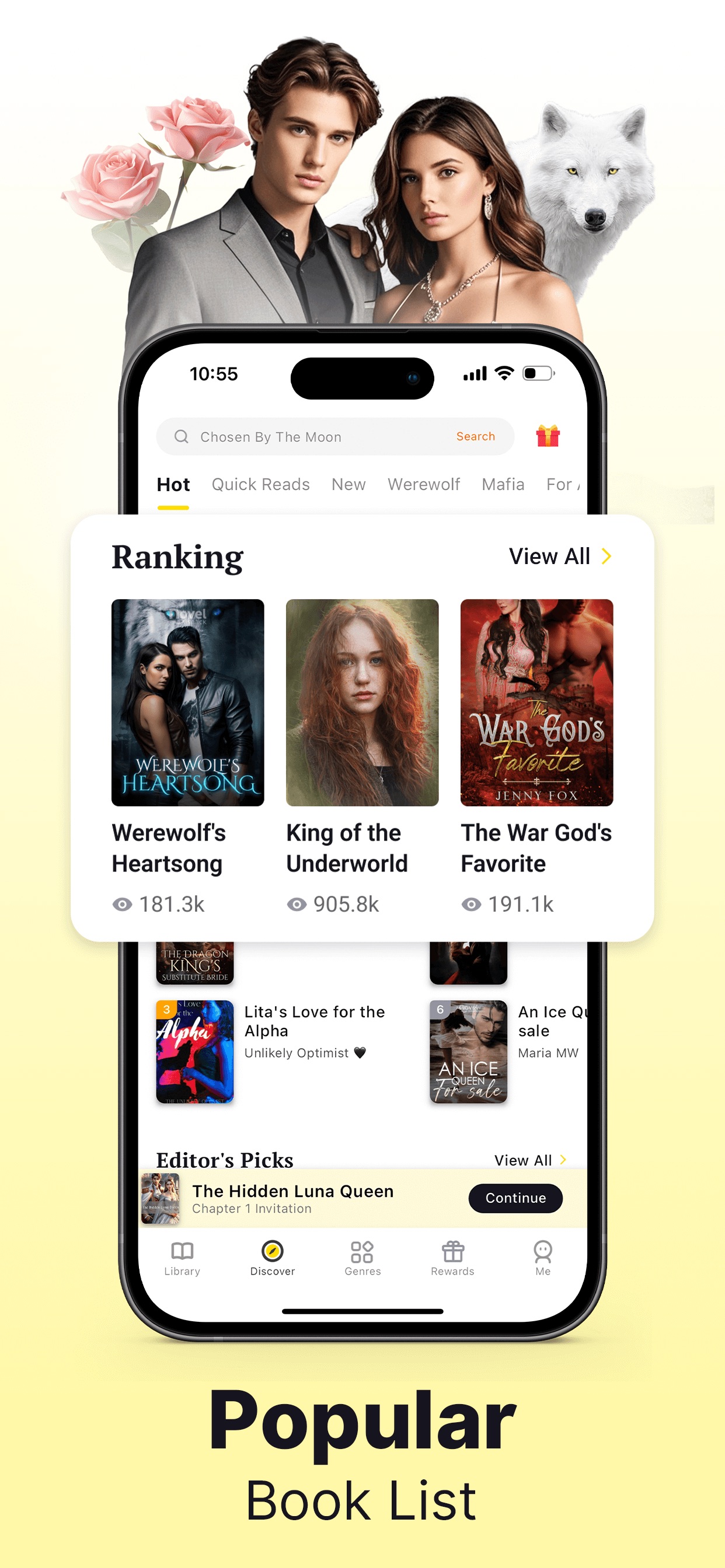 AnyStories-Top Novels & Books App Store screenshot 1