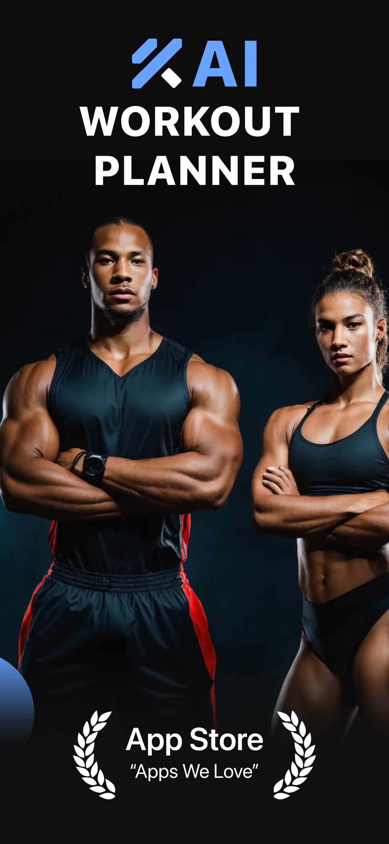 Fitness AI Gym Workout Planner App Store screenshot 1