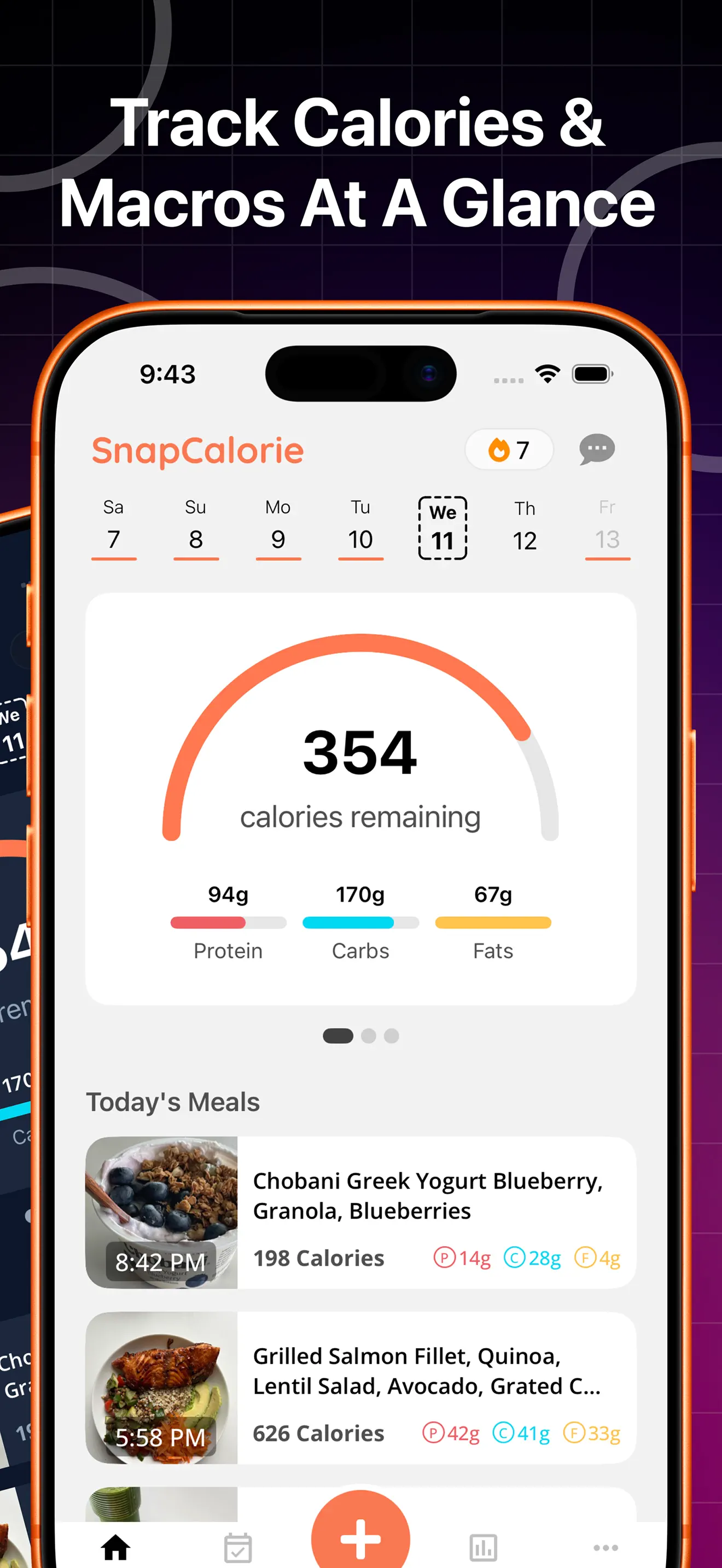 SnapCalorie AI Calorie Counter App Store screenshot 2