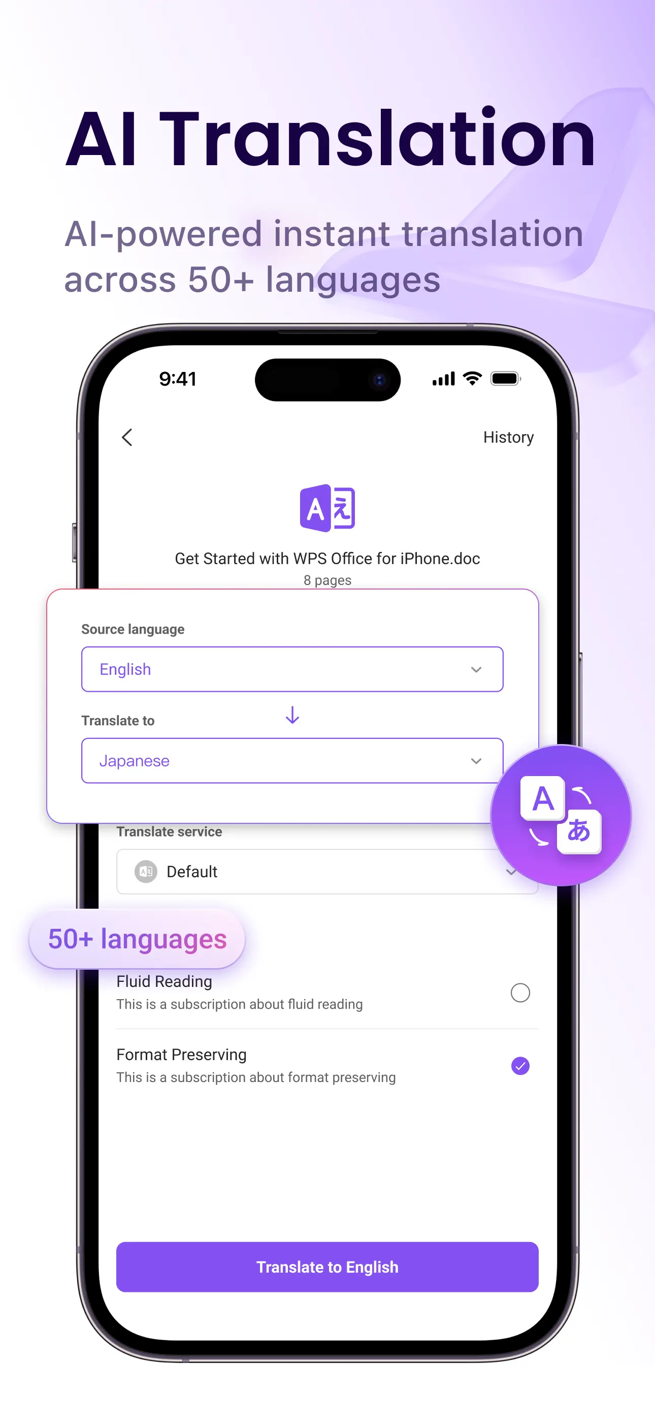 WPS Office-AI Doc, PDF, Sheet App Store screenshot 2