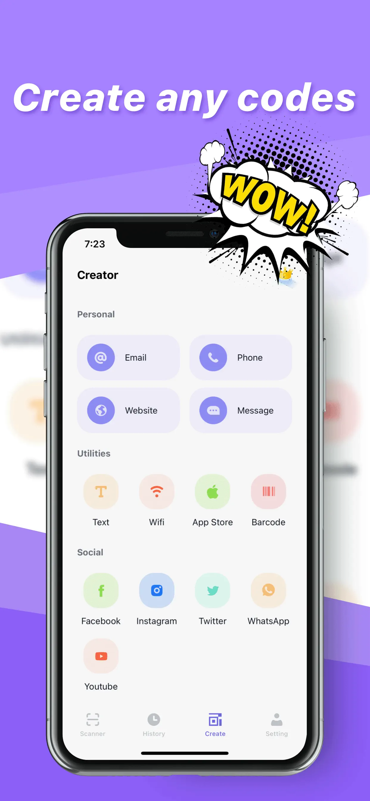 QR Reader for mobile App Store screenshot 4