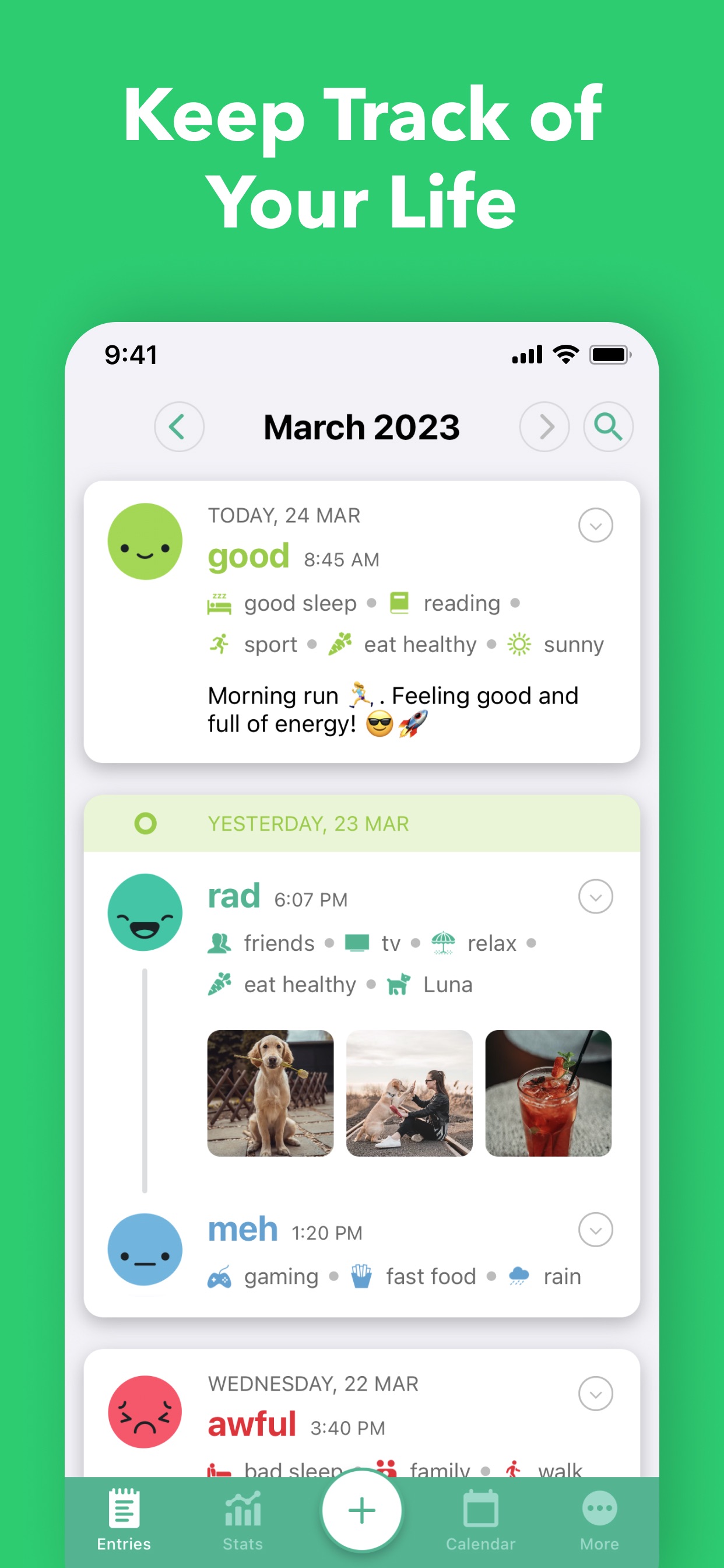 Daylio Journal - Mood Tracker App Store screenshot 2