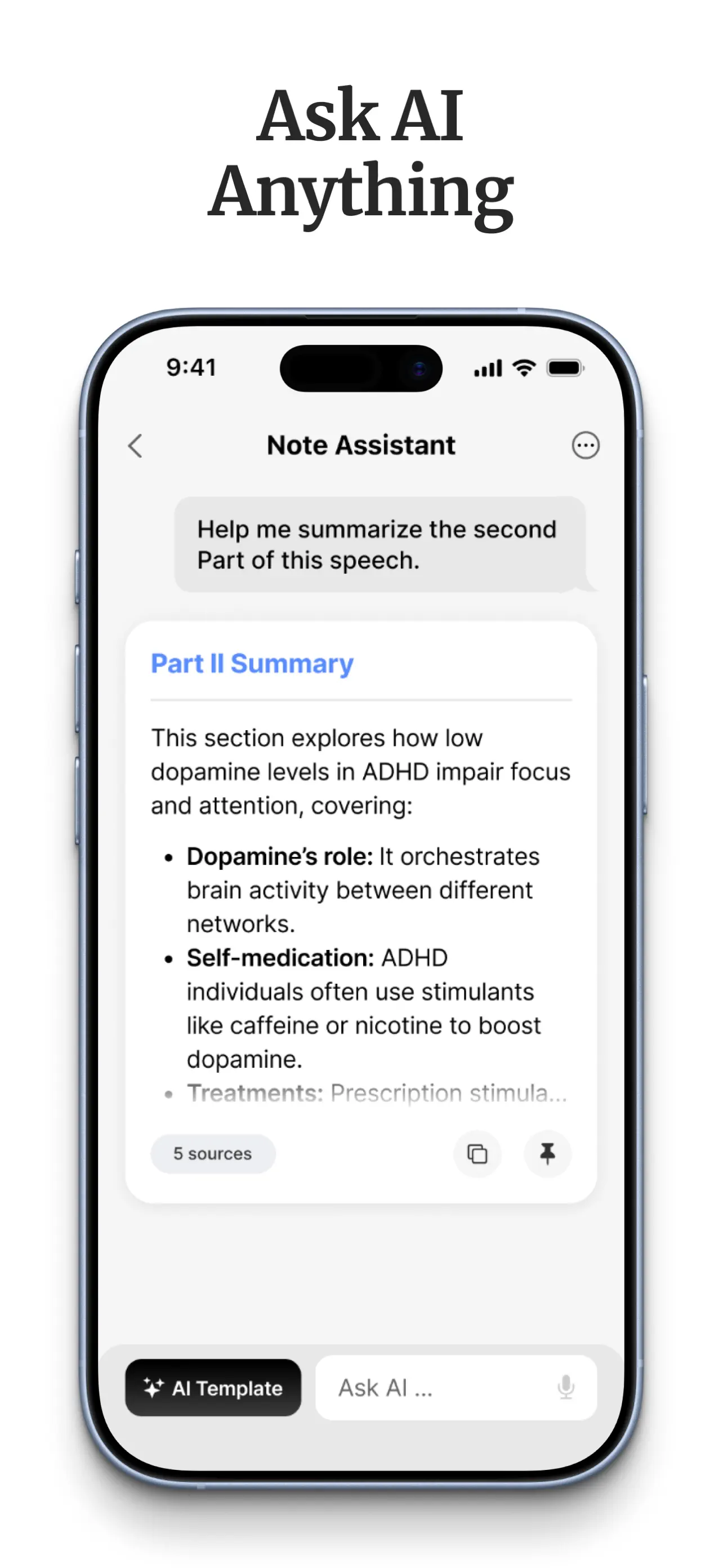 HyNote: AI Note Taker, Summary App Store screenshot 4