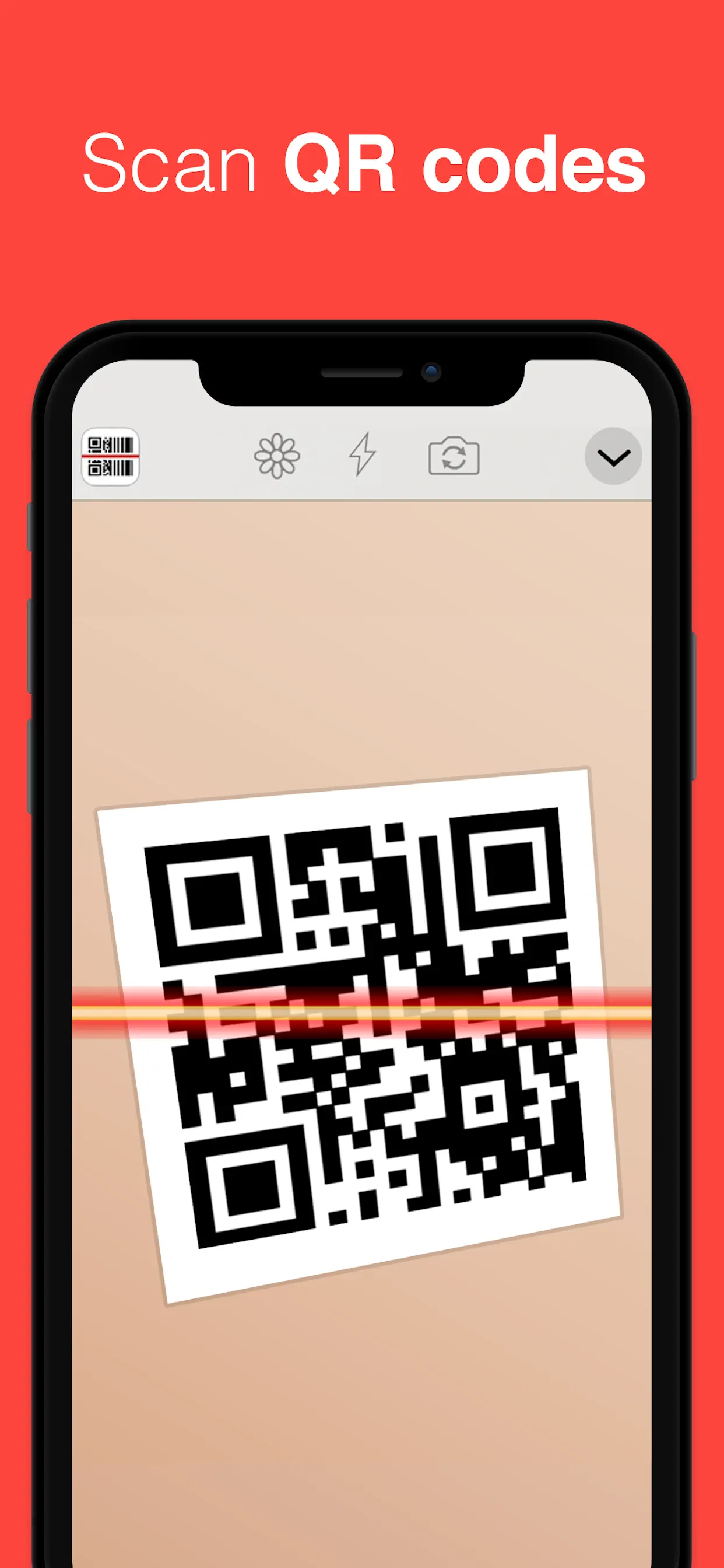 QR Reader for iPhone App Store screenshot 1
