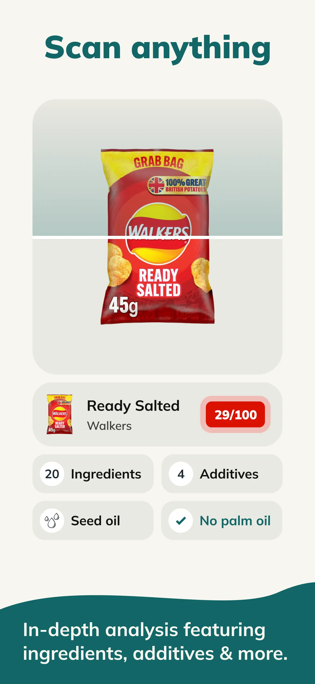 Ivy: Processed Food Scanner App Store screenshot 1