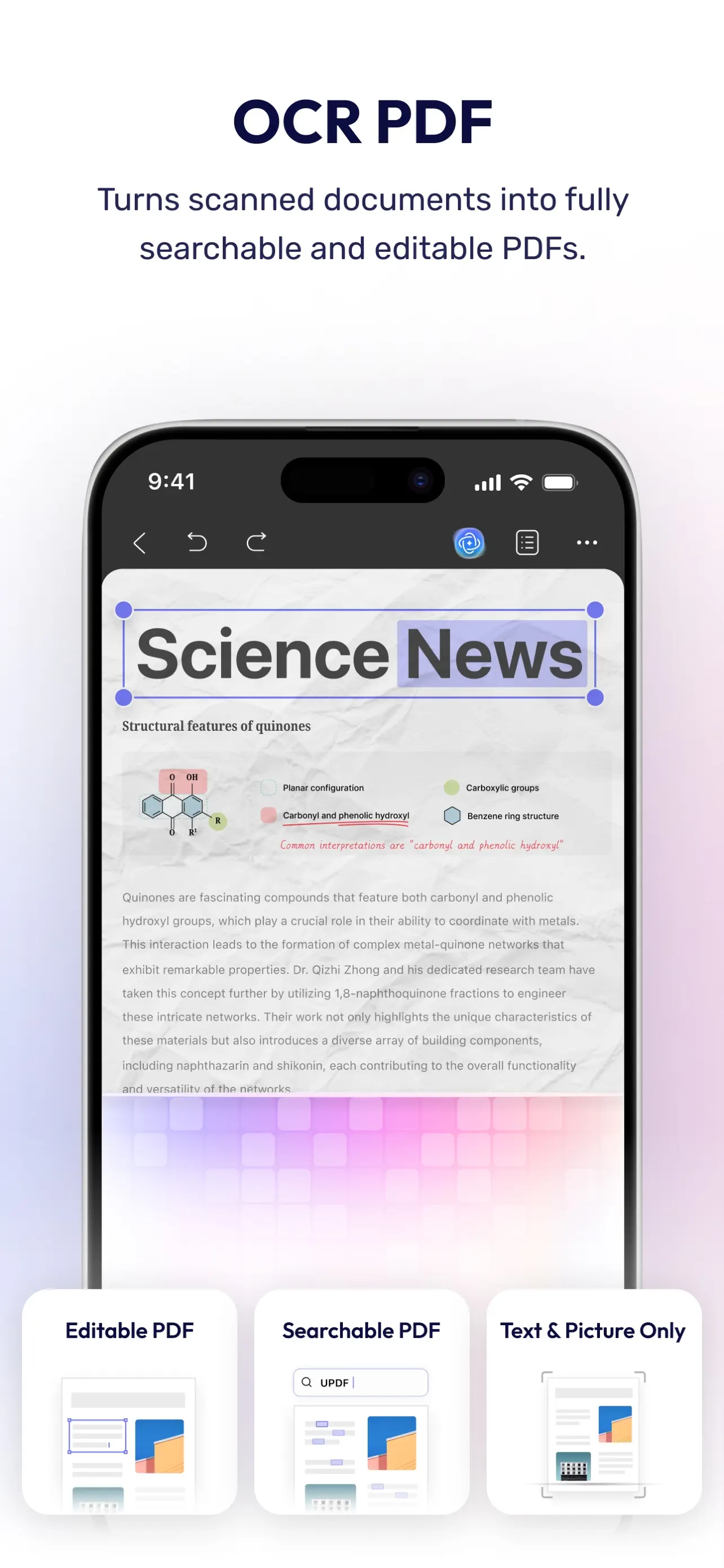 UPDF - AI-Powered PDF Editor App Store screenshot 2