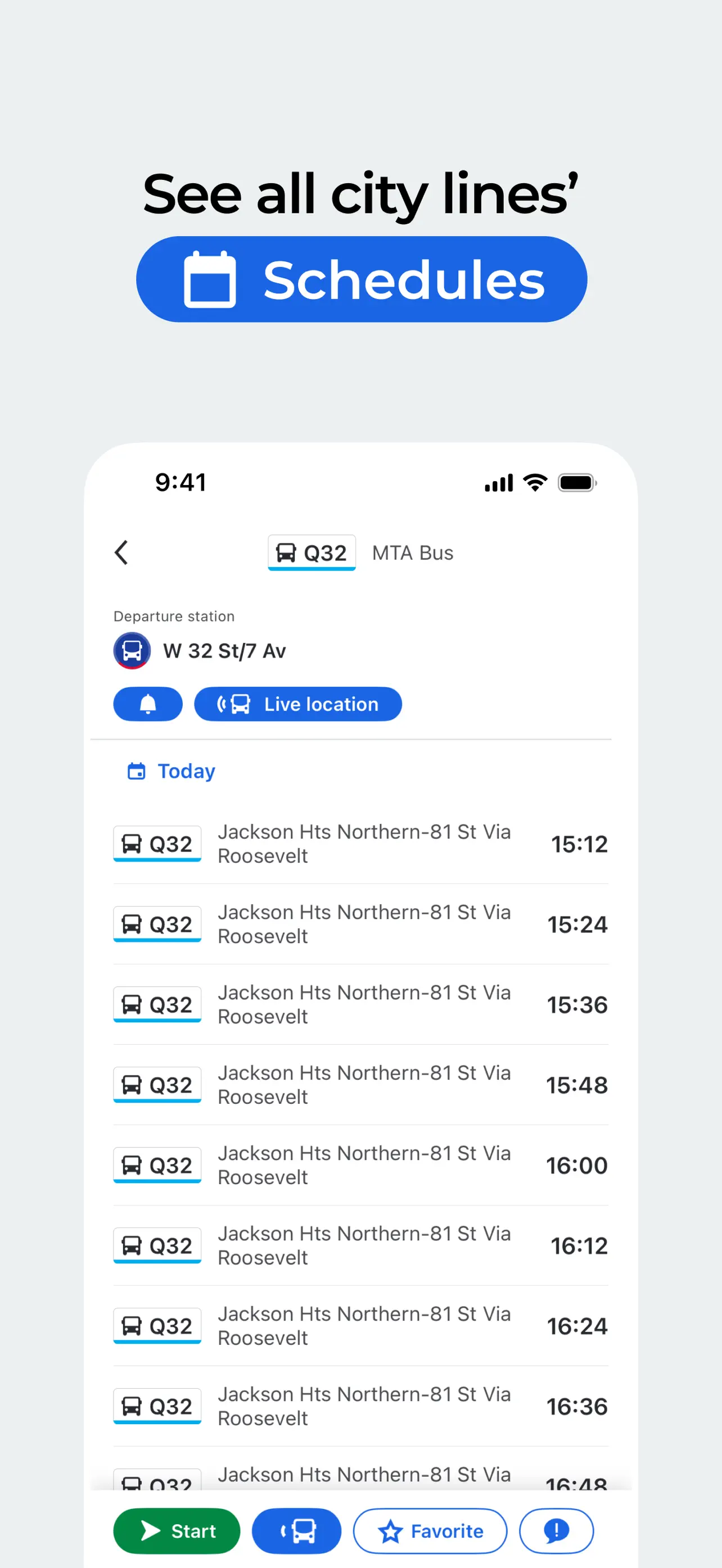 Moovit: Bus & Transit Tracker App Store screenshot 2