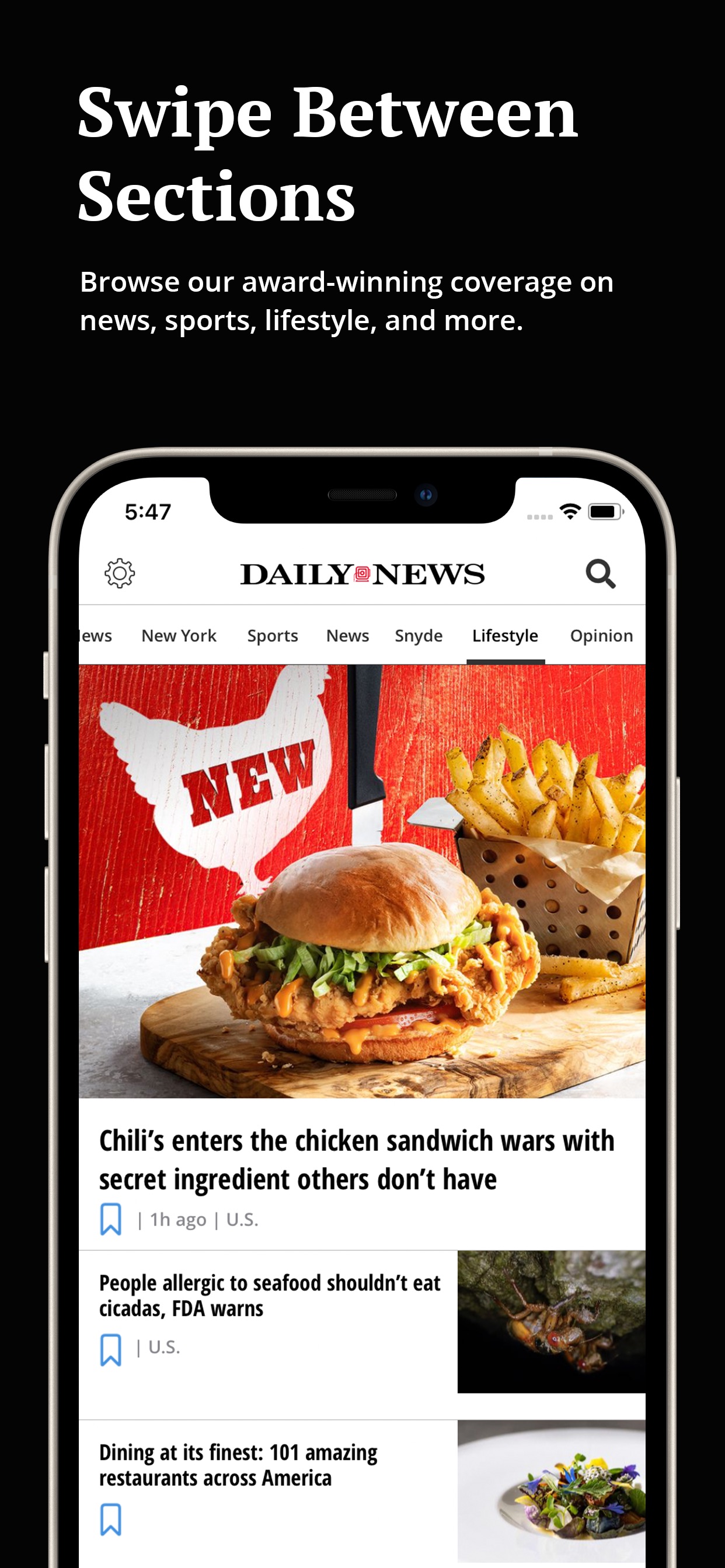New York Daily News App Store screenshot 2