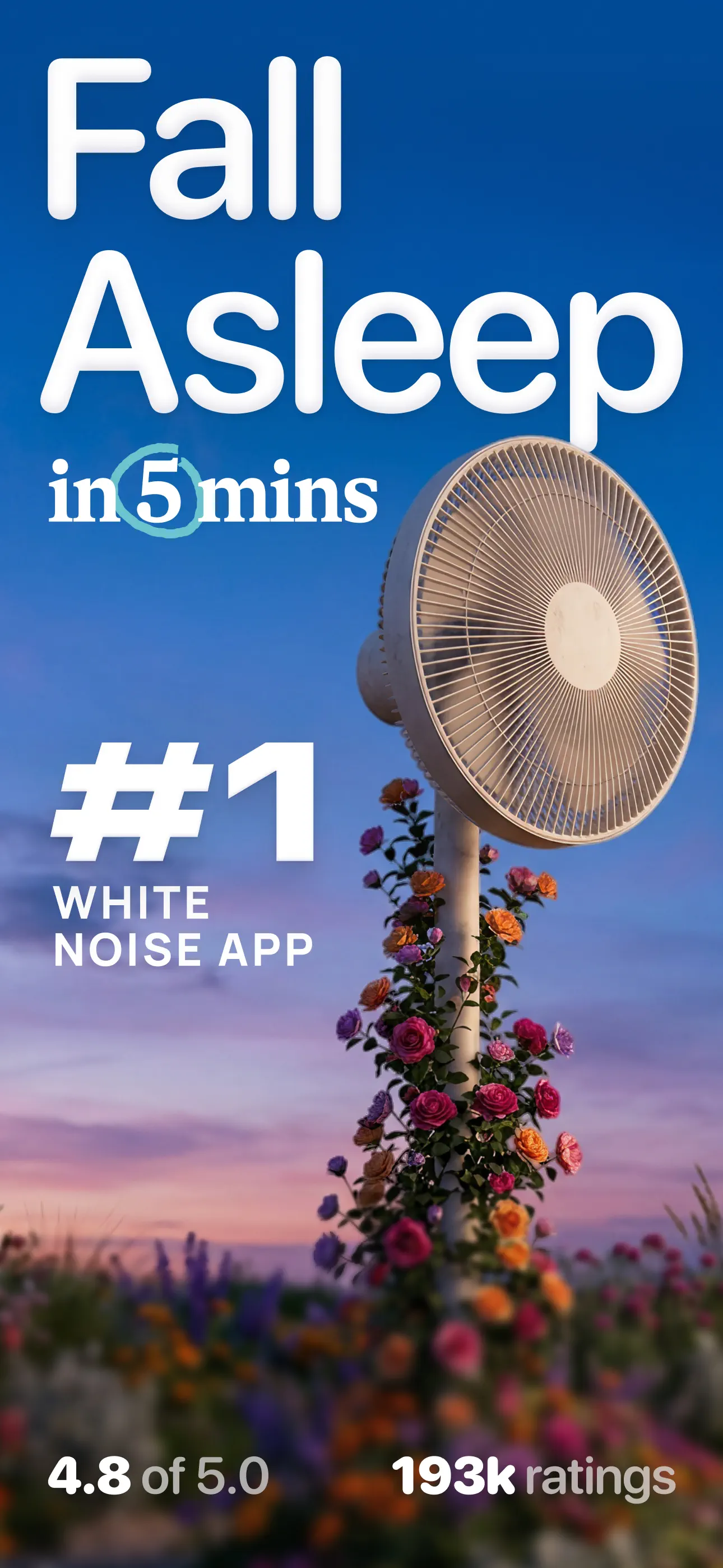 Bedtime Fan: White Noise Baby App Store screenshot 1