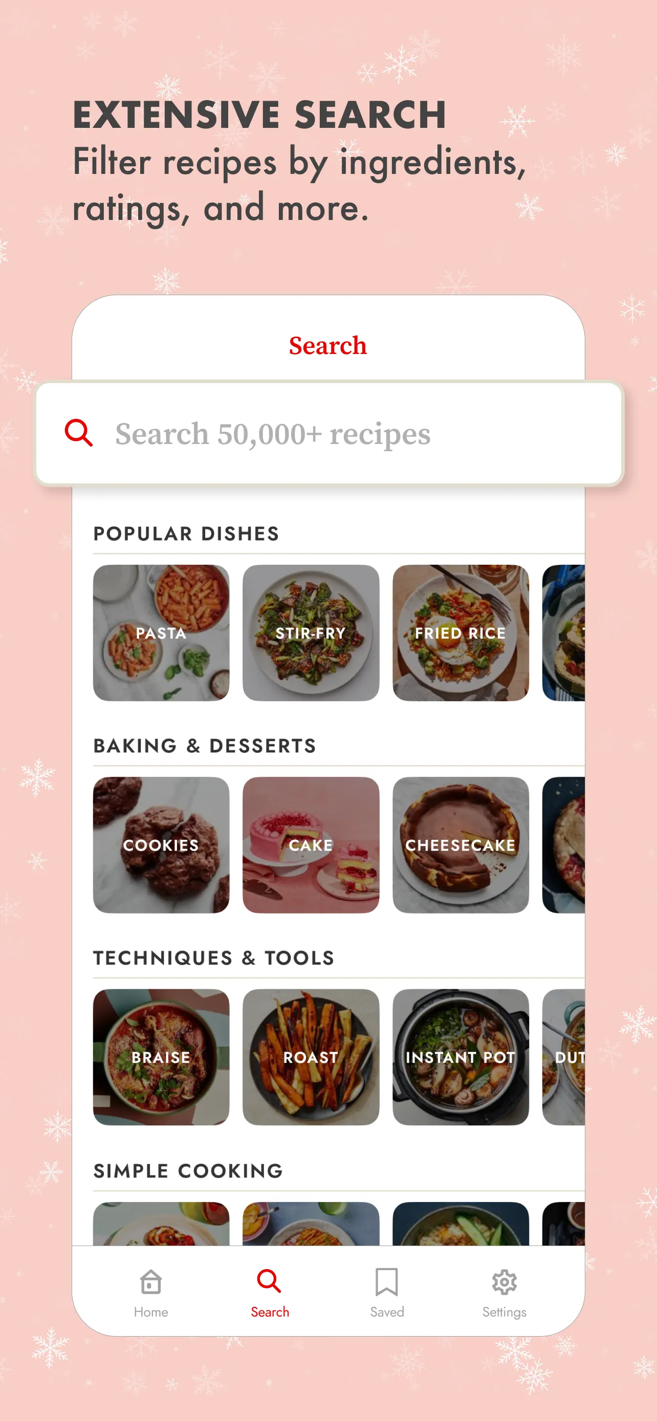 Epicurious App Store screenshot 2