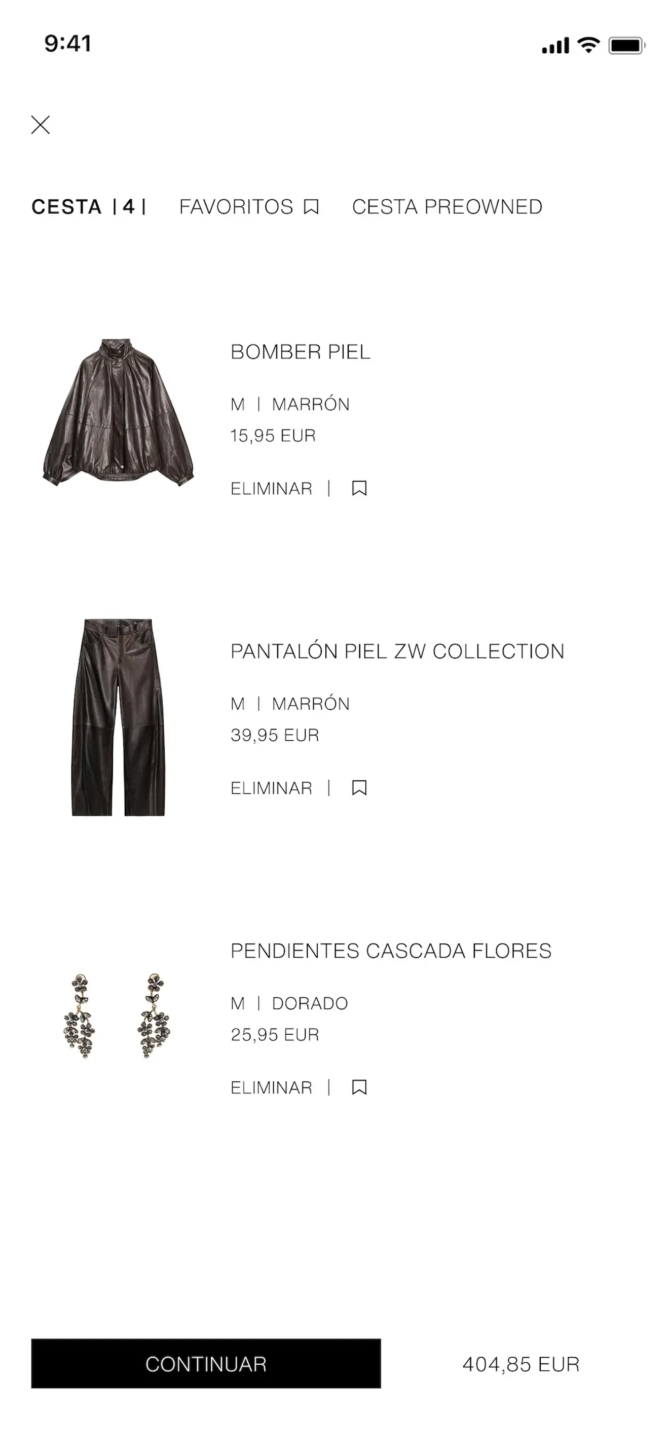 ZARA App Store screenshot 3