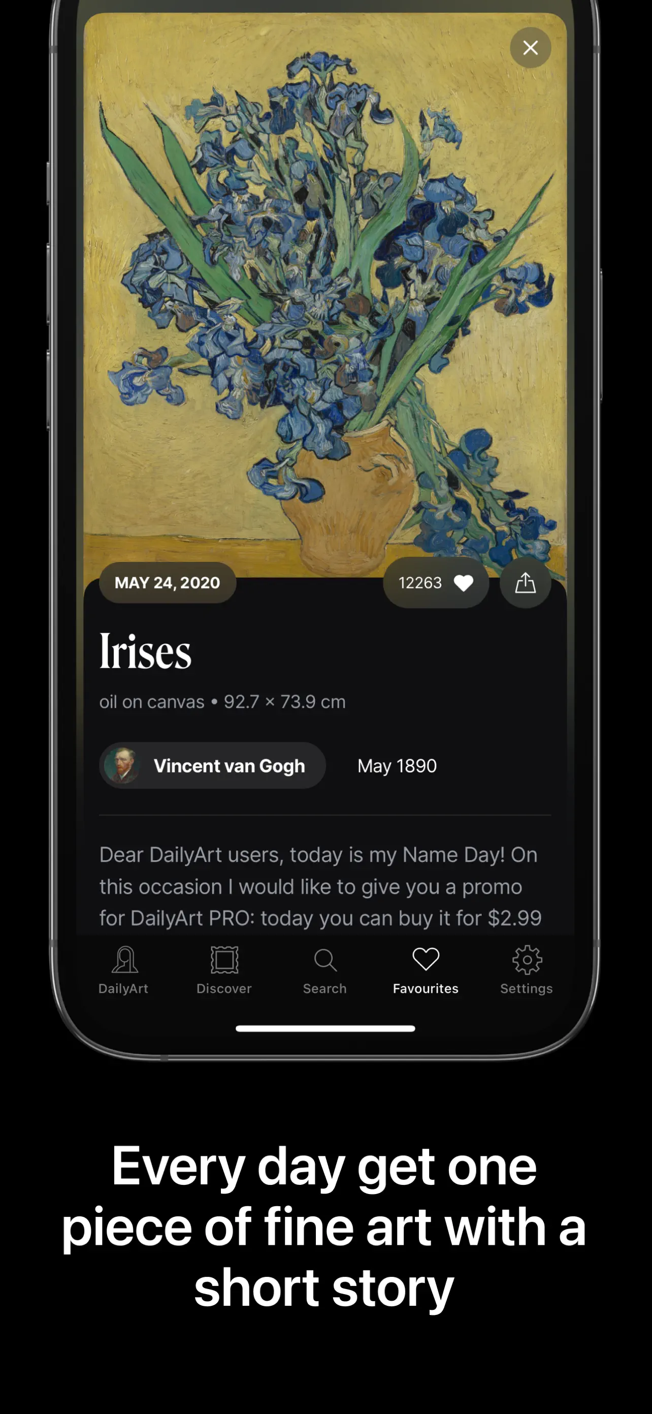 DailyArt App Store screenshot 3