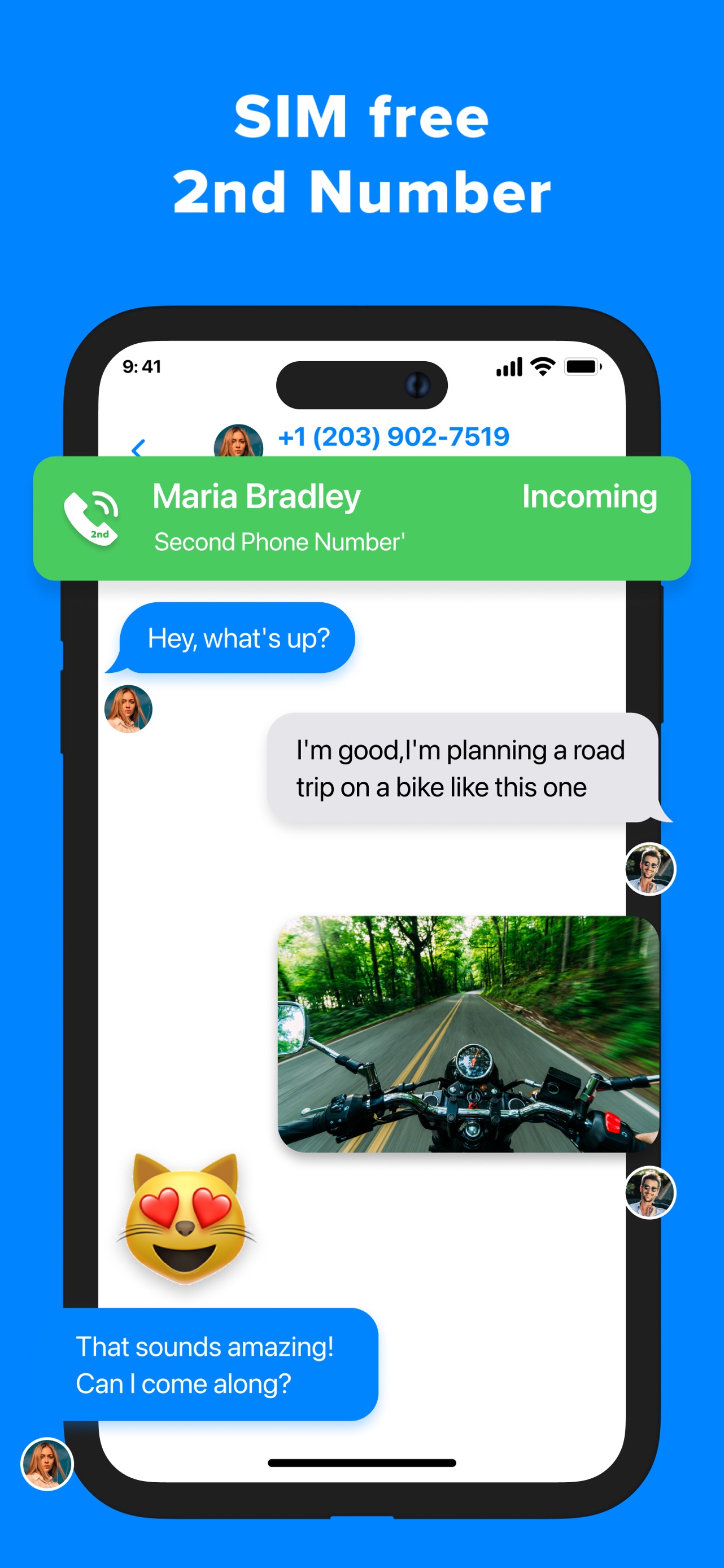 Second Phone Number' App Store screenshot 1