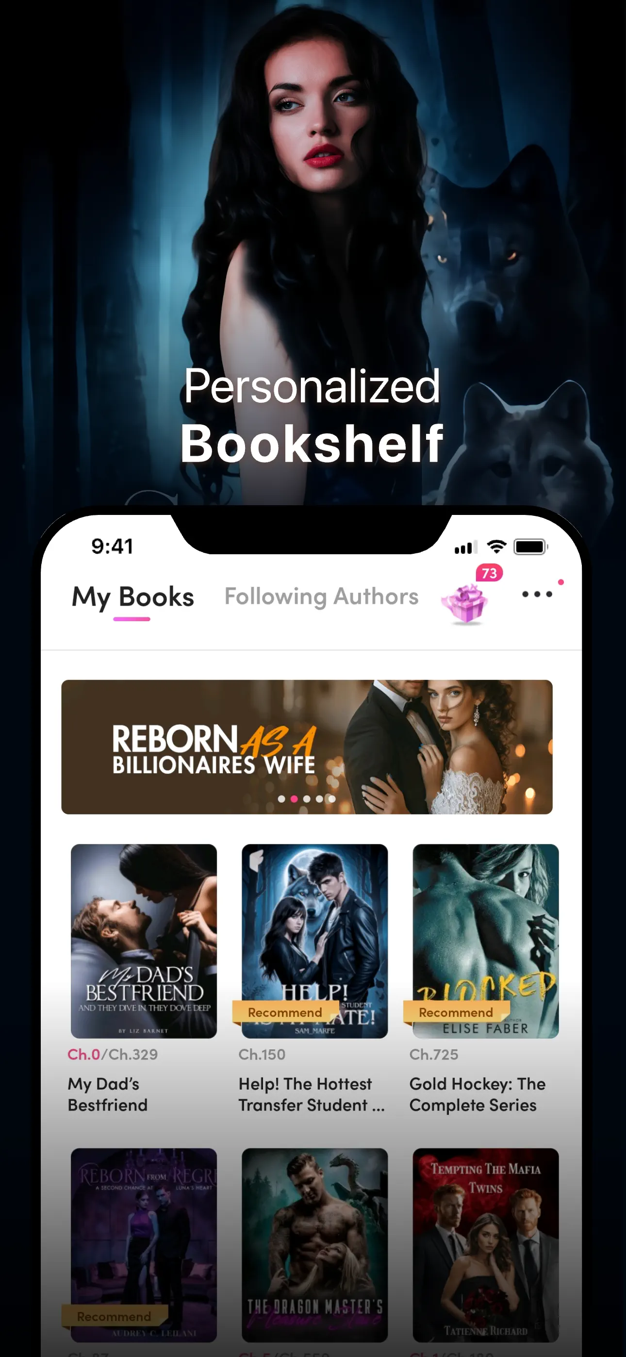 My Fiction: Stories & Novels App Store screenshot 3