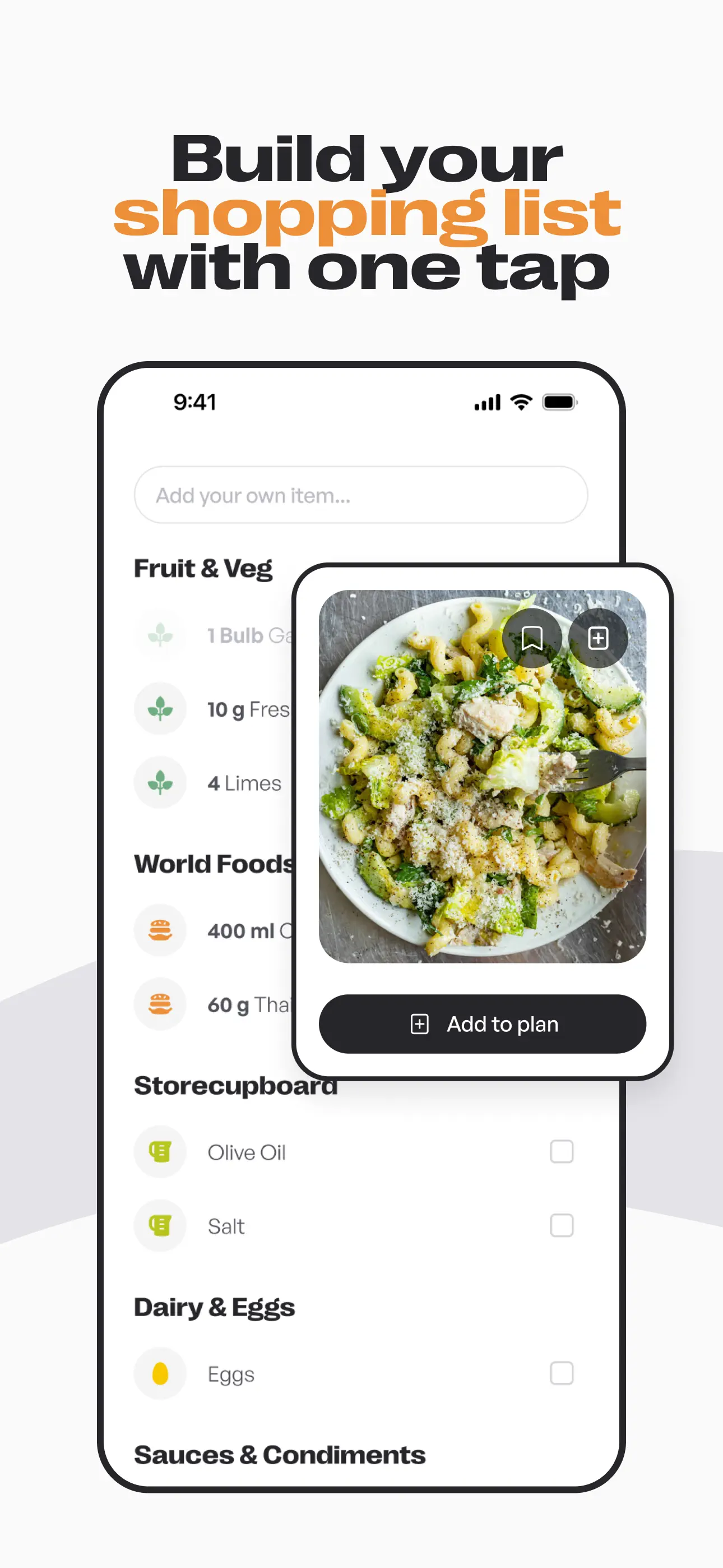 Mob: Meal Planner and Recipes App Store screenshot 4
