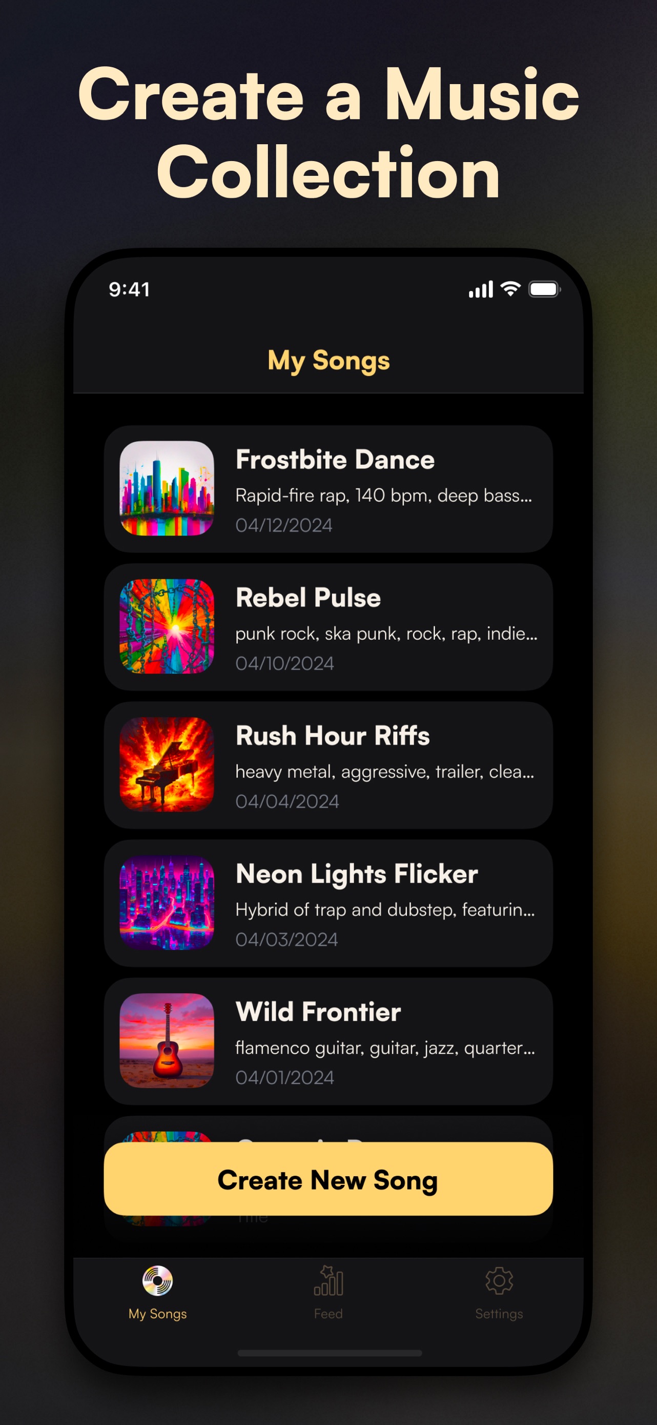Sing AI - Music & Song Creator App Store screenshot 1