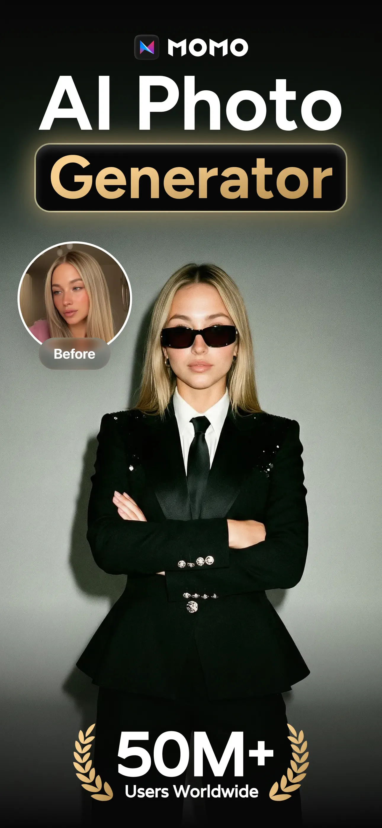 Momo: AI Photo & Video Maker App Store screenshot 1