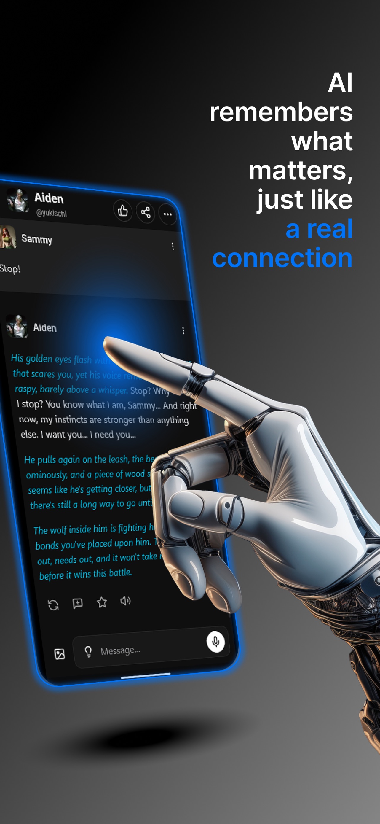 Spicychat AI: Roleplay Chat App Store screenshot 2